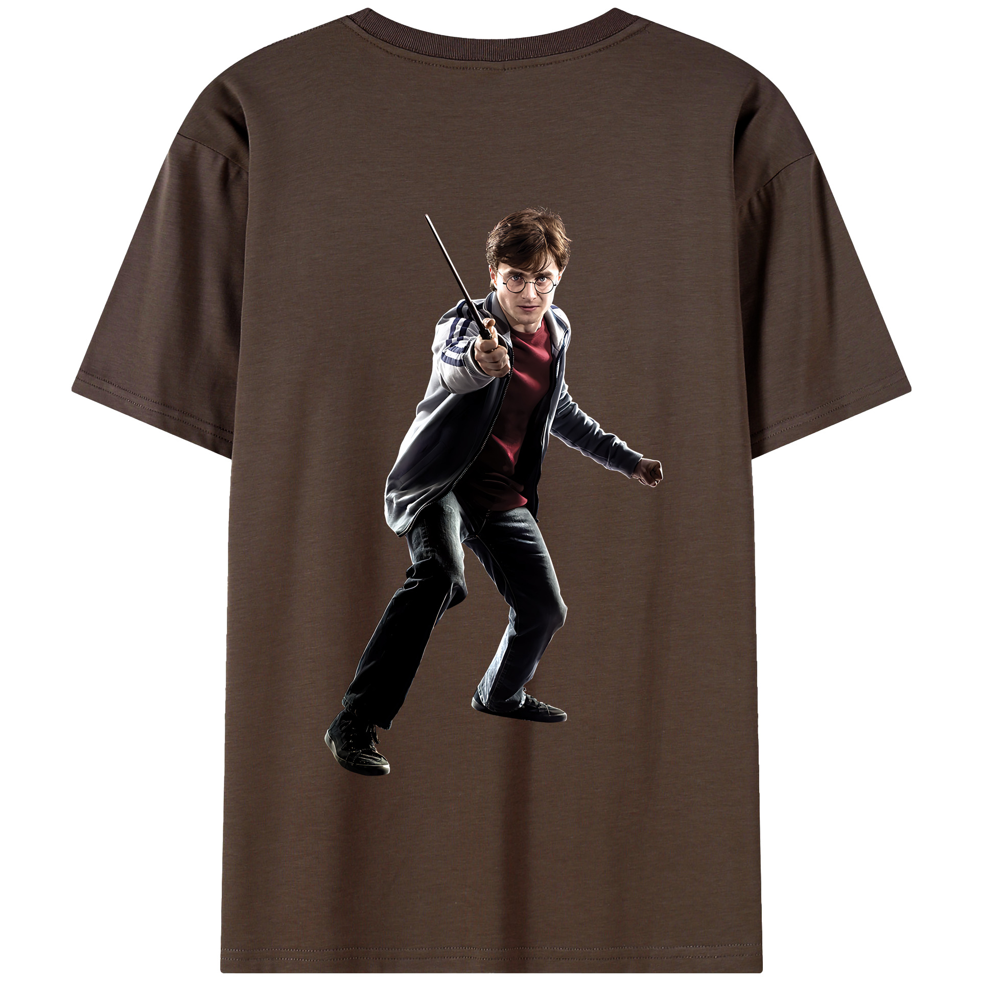 （画像用） Harry Potter ハリー・ポッターシリーズ 綿100％半袖Tシャツ（背面プリント）