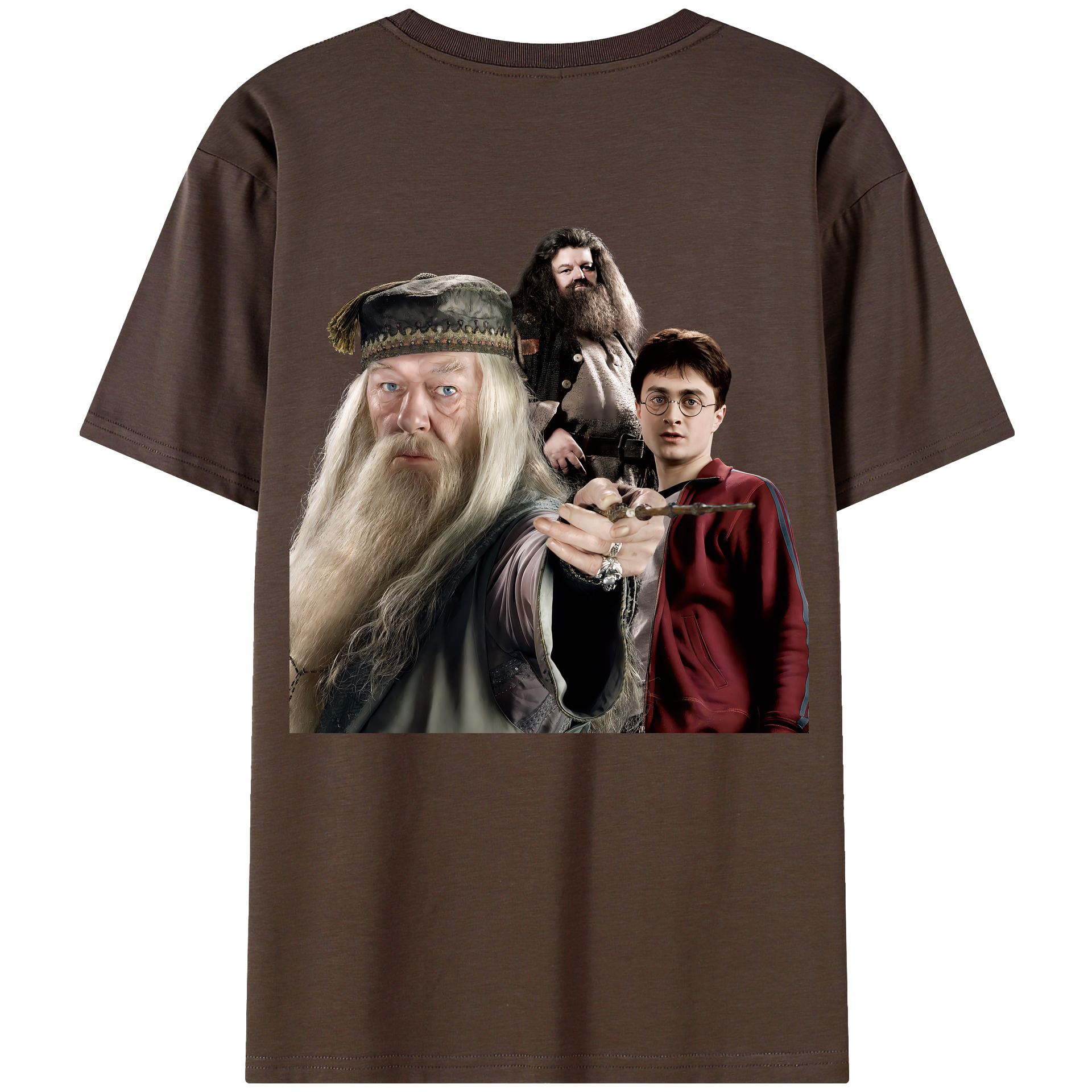 （画像用） Harry Potter ハリー・ポッターシリーズ 綿100％半袖Tシャツ（背面プリント）