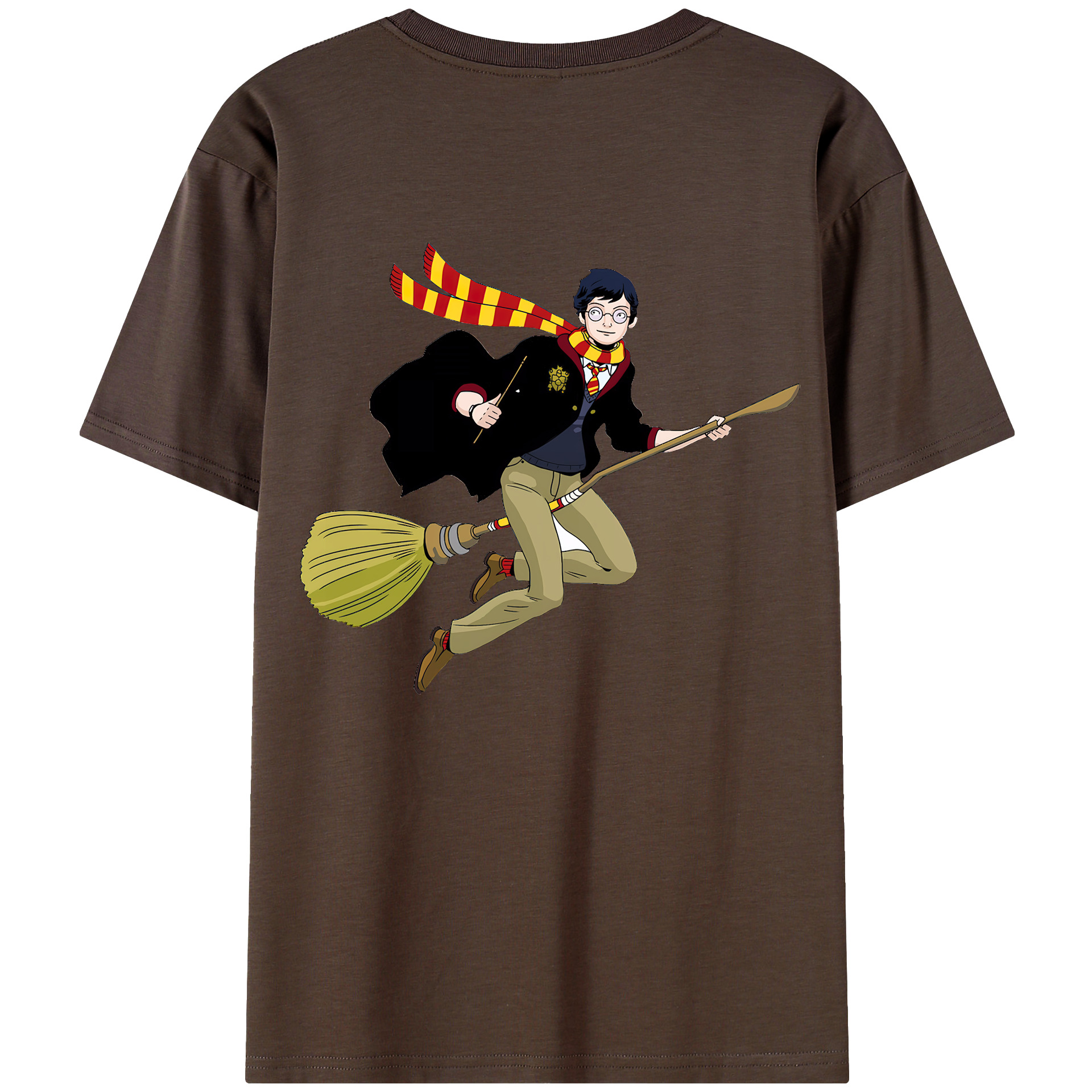 （画像用） Harry Potter ハリー・ポッターシリーズ 綿100％半袖Tシャツ（背面プリント）