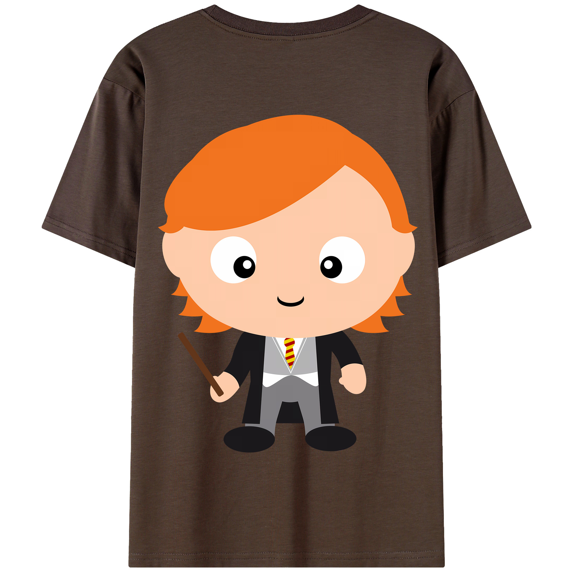 （画像用） Harry Potter ハリー・ポッターシリーズ 綿100％半袖Tシャツ（背面プリント）