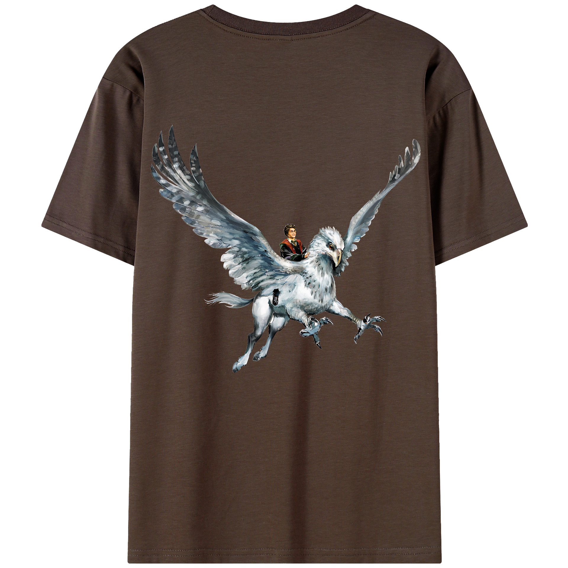 （画像用） Harry Potter ハリー・ポッターシリーズ 綿100％半袖Tシャツ（背面プリント）