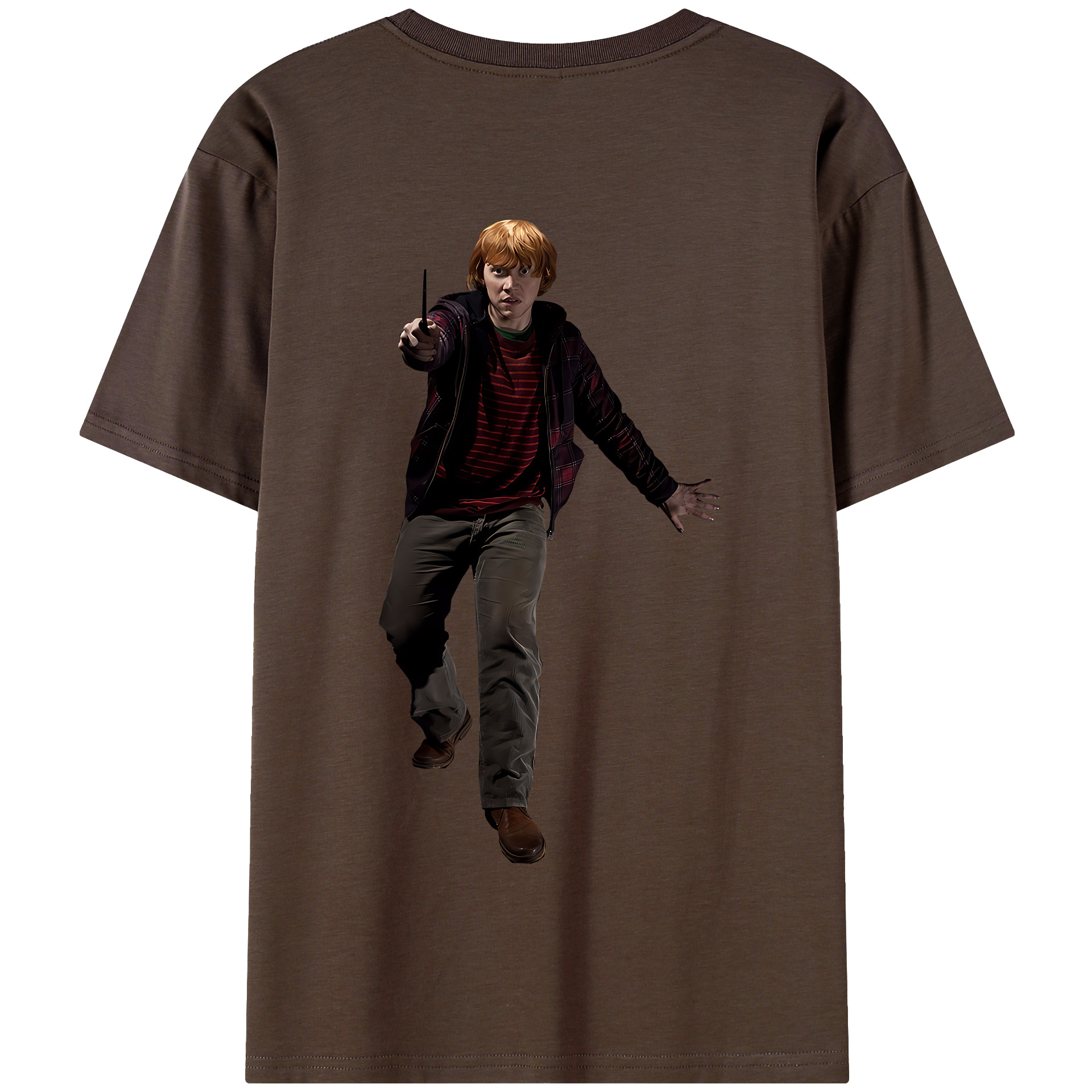 （画像用） Harry Potter ハリー・ポッターシリーズ 綿100％半袖Tシャツ（背面プリント）