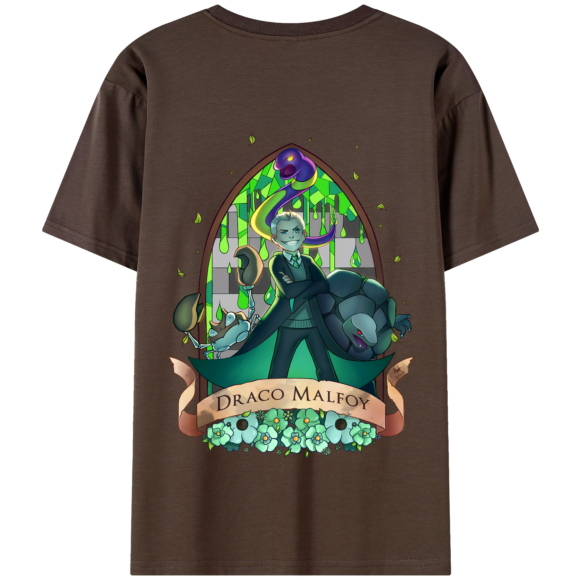 （画像用） Harry Potter ハリー・ポッターシリーズ 綿100％半袖Tシャツ（背面プリント）