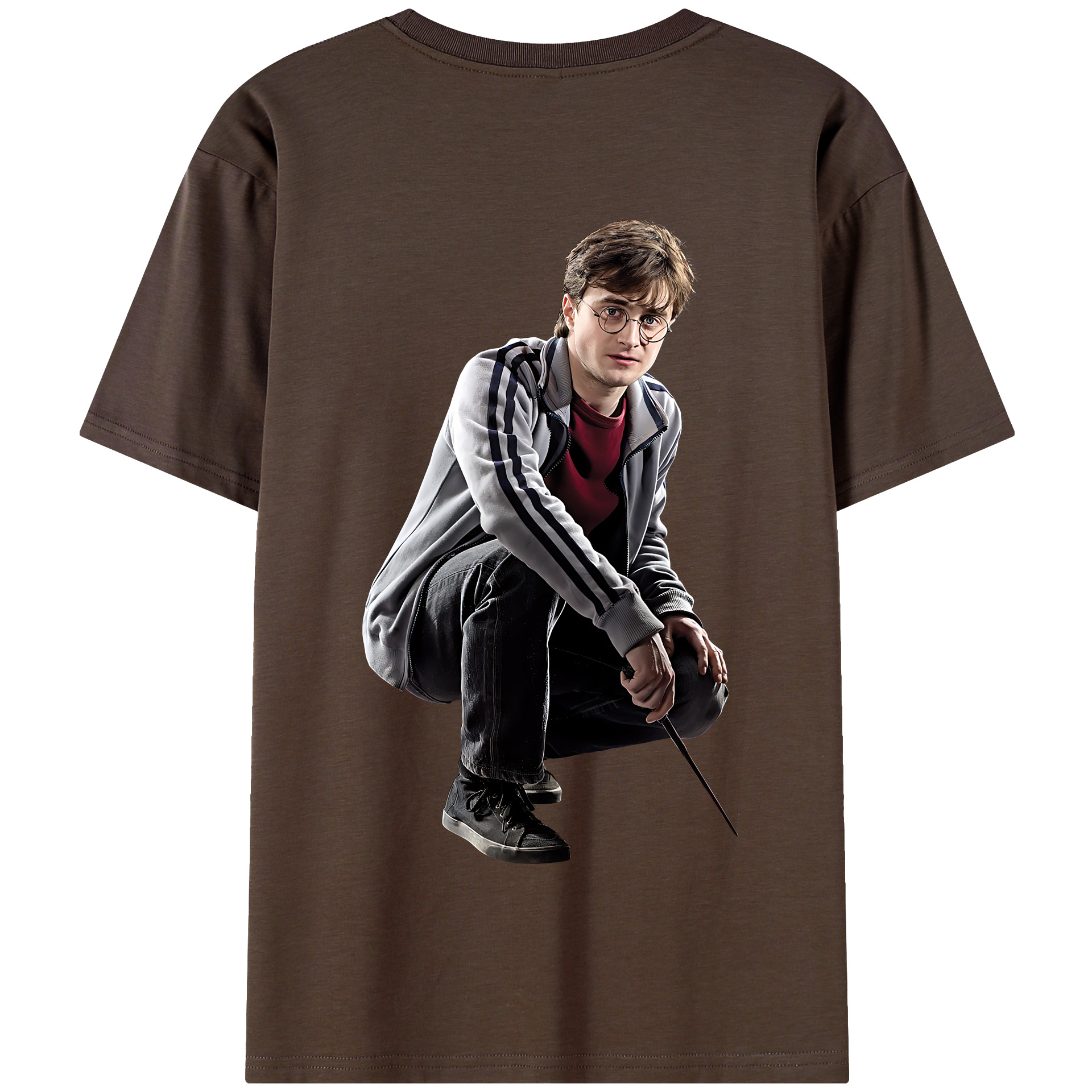 （画像用） Harry Potter ハリー・ポッターシリーズ 綿100％半袖Tシャツ（背面プリント）