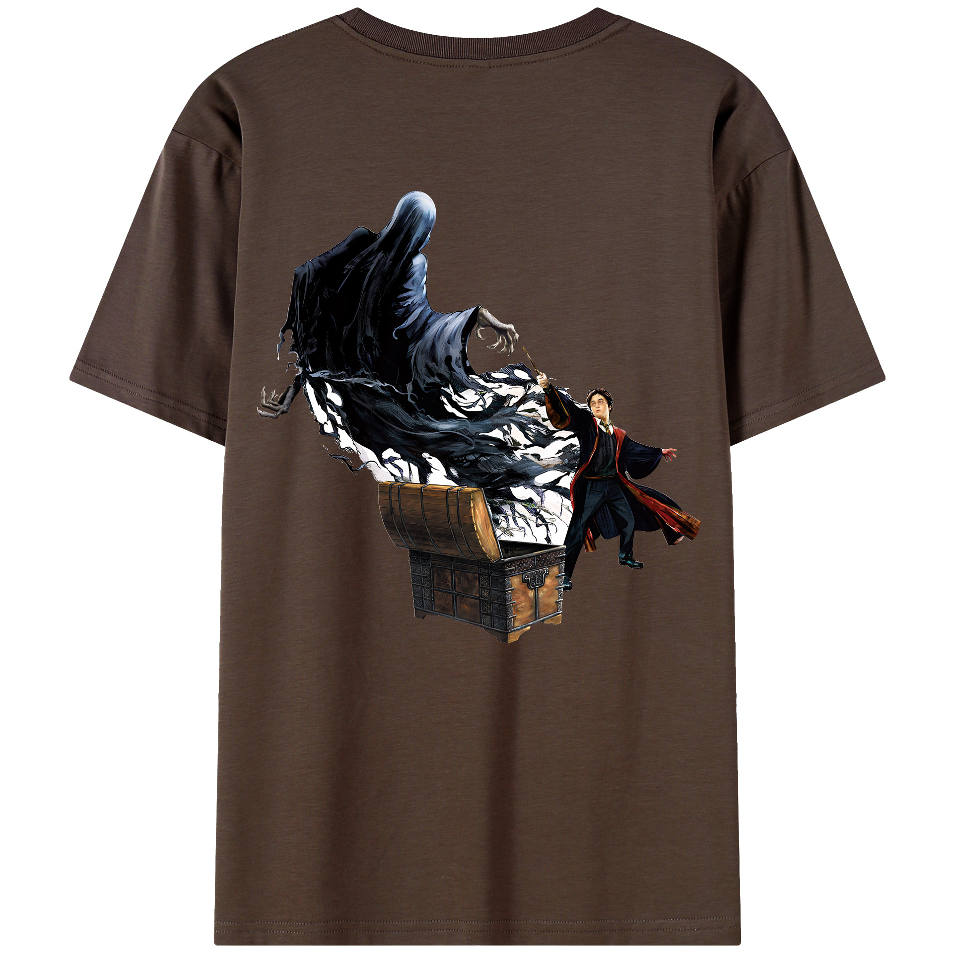 （画像用） Harry Potter ハリー・ポッターシリーズ 綿100％半袖Tシャツ（背面プリント）