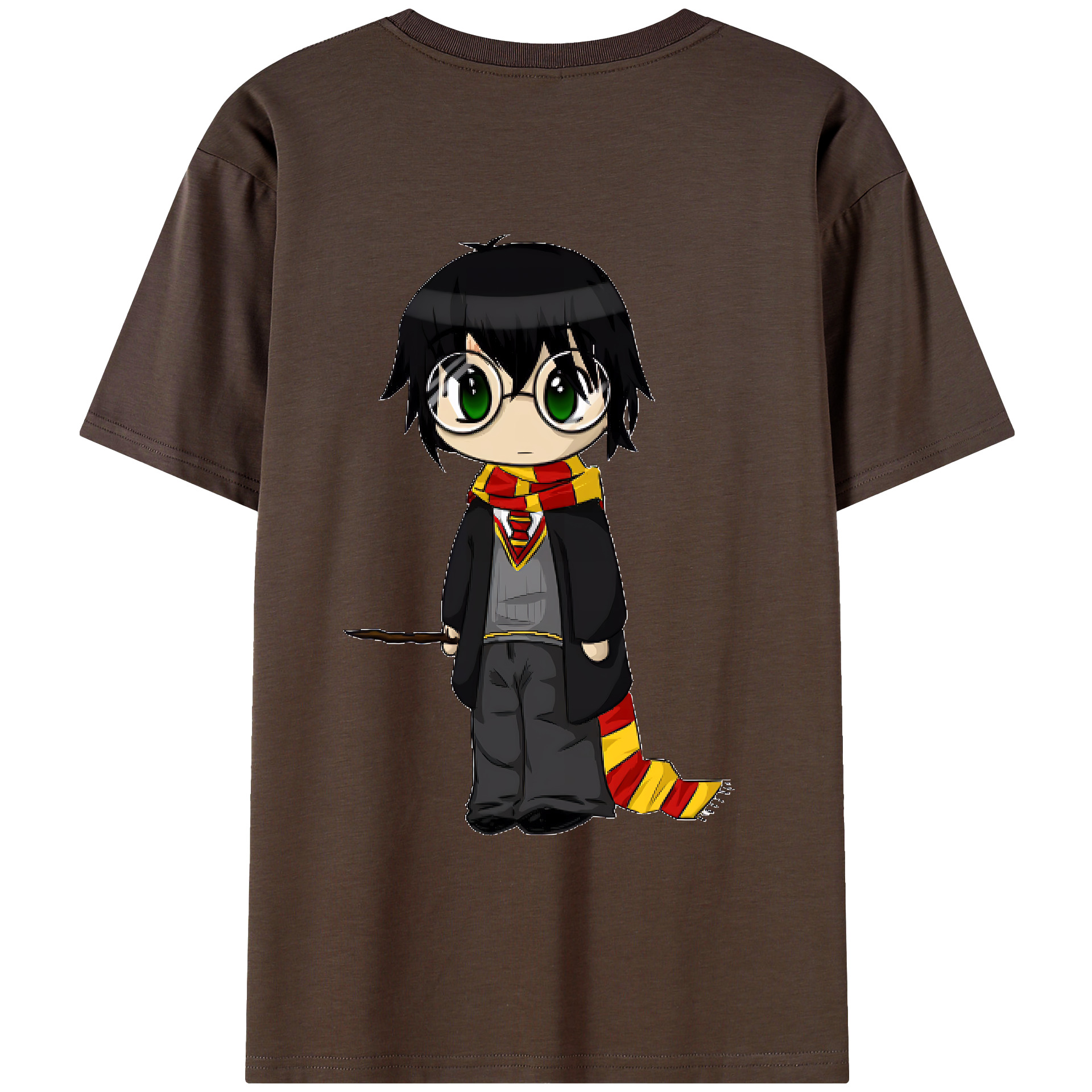 （画像用） Harry Potter ハリー・ポッターシリーズ 綿100％半袖Tシャツ（背面プリント）
