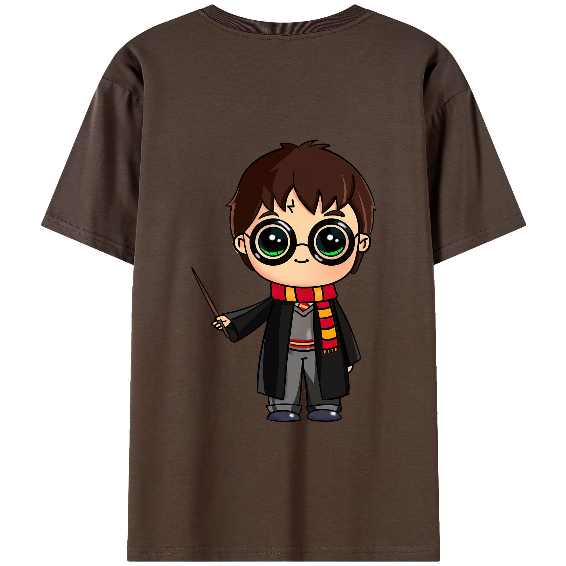 （画像用） Harry Potter ハリー・ポッターシリーズ 綿100％半袖Tシャツ（背面プリント）