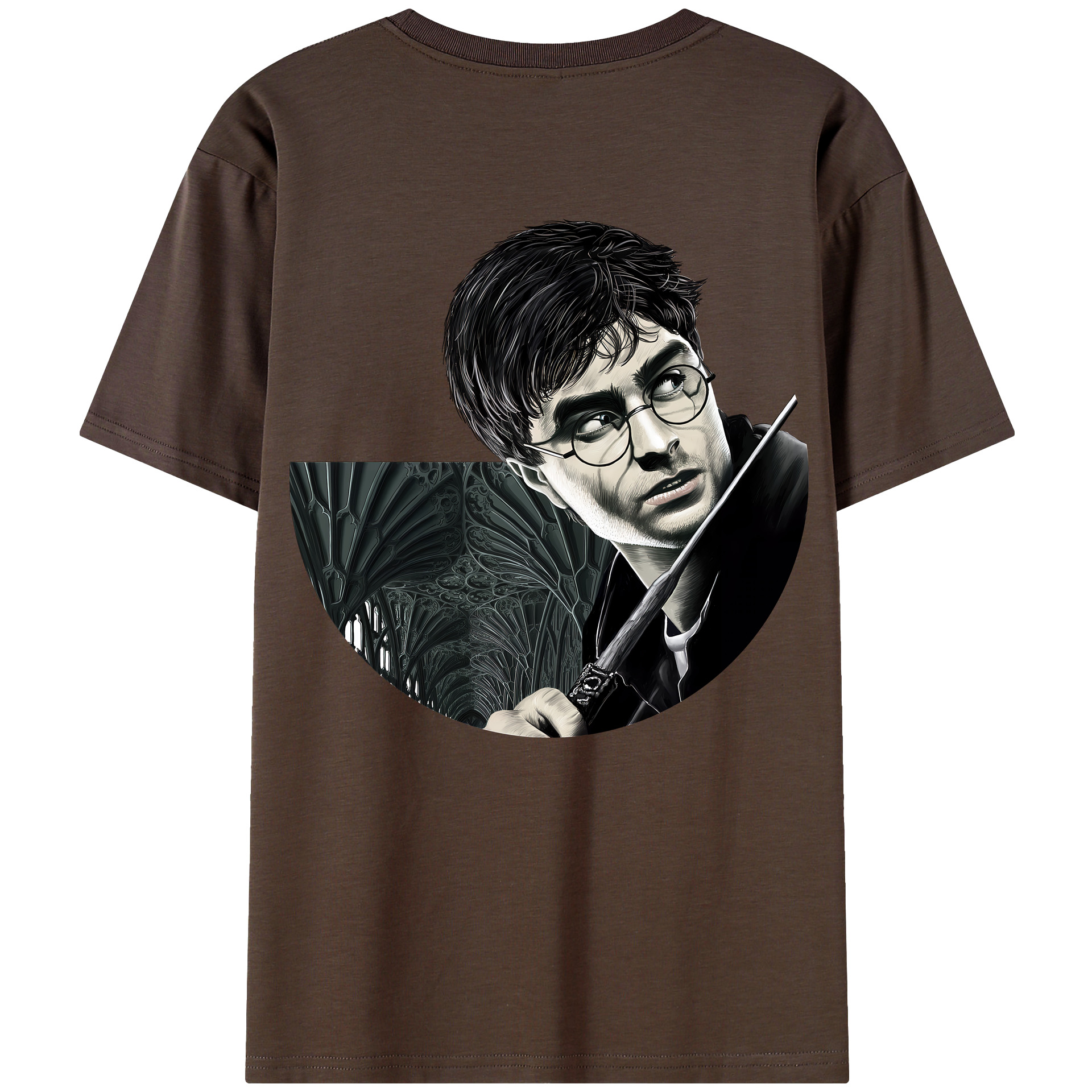 （画像用） Harry Potter ハリー・ポッターシリーズ 綿100％半袖Tシャツ（背面プリント）