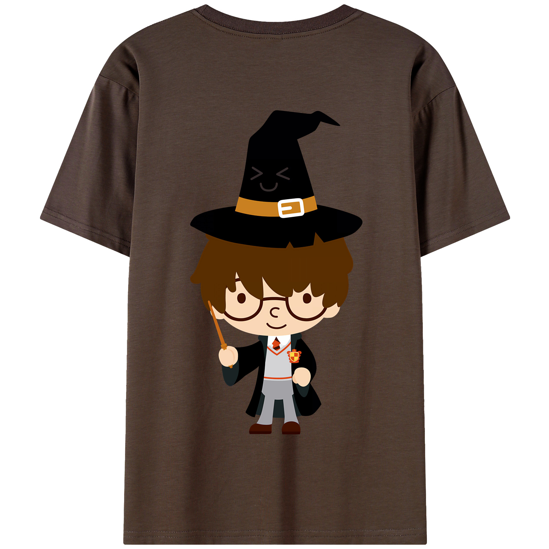 （画像用） Harry Potter ハリー・ポッターシリーズ 綿100％半袖Tシャツ（背面プリント）