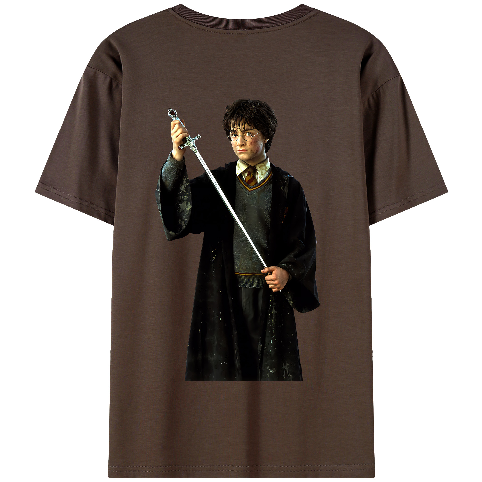 （画像用） Harry Potter ハリー・ポッターシリーズ 綿100％半袖Tシャツ（背面プリント）