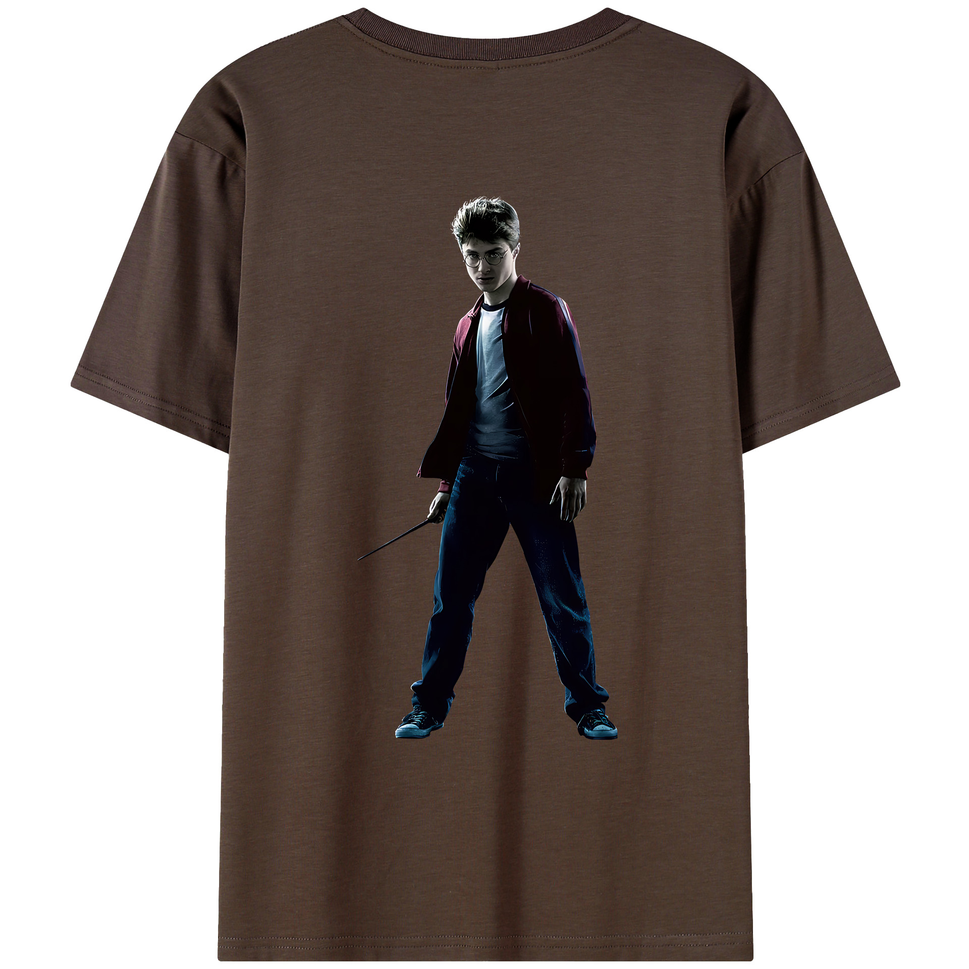 （画像用） Harry Potter ハリー・ポッターシリーズ 綿100％半袖Tシャツ（背面プリント）