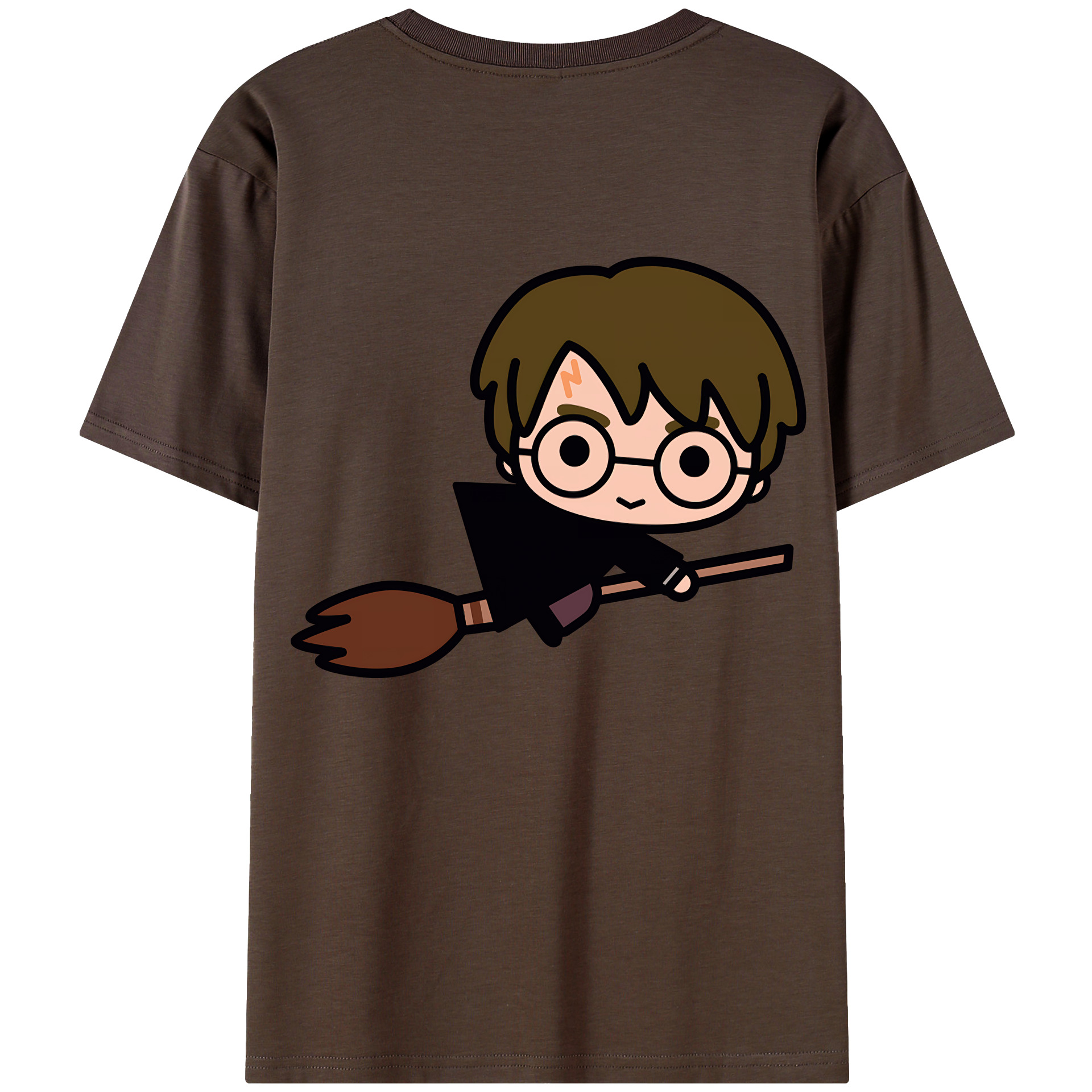 （画像用） Harry Potter ハリー・ポッターシリーズ 綿100％半袖Tシャツ（背面プリント）