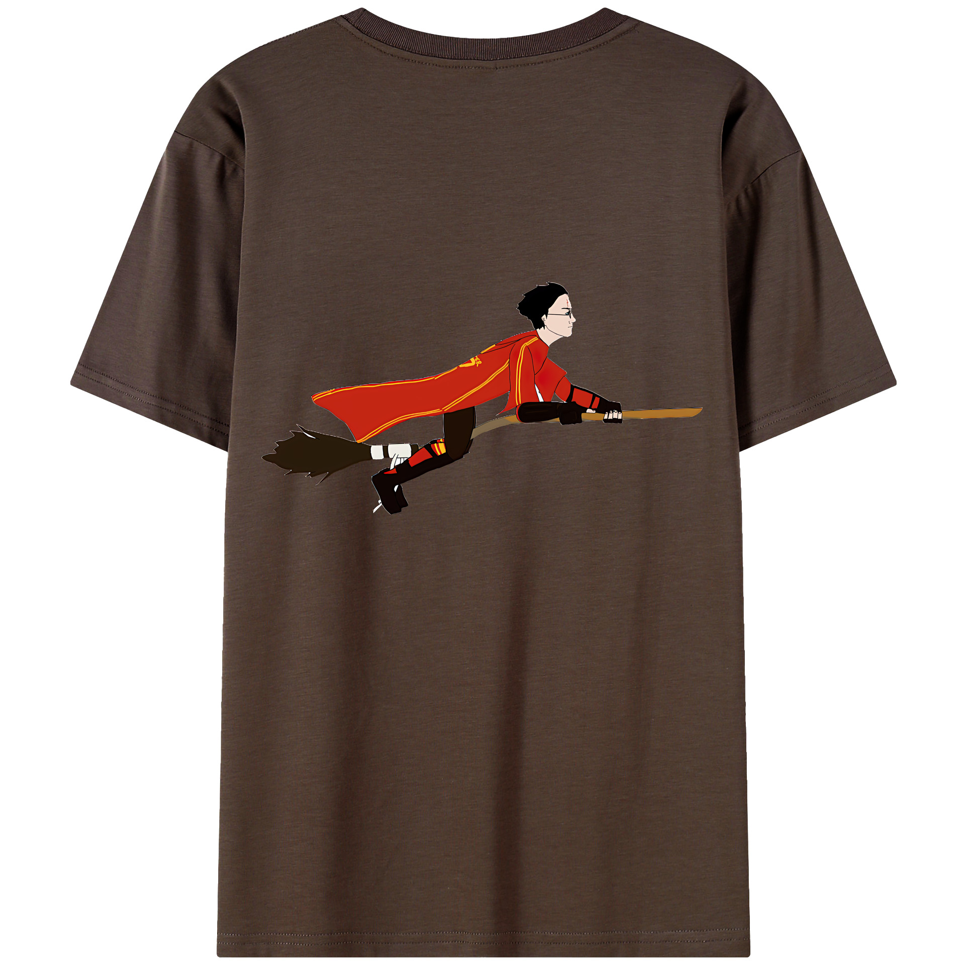 （画像用） Harry Potter ハリー・ポッターシリーズ 綿100％半袖Tシャツ（背面プリント）