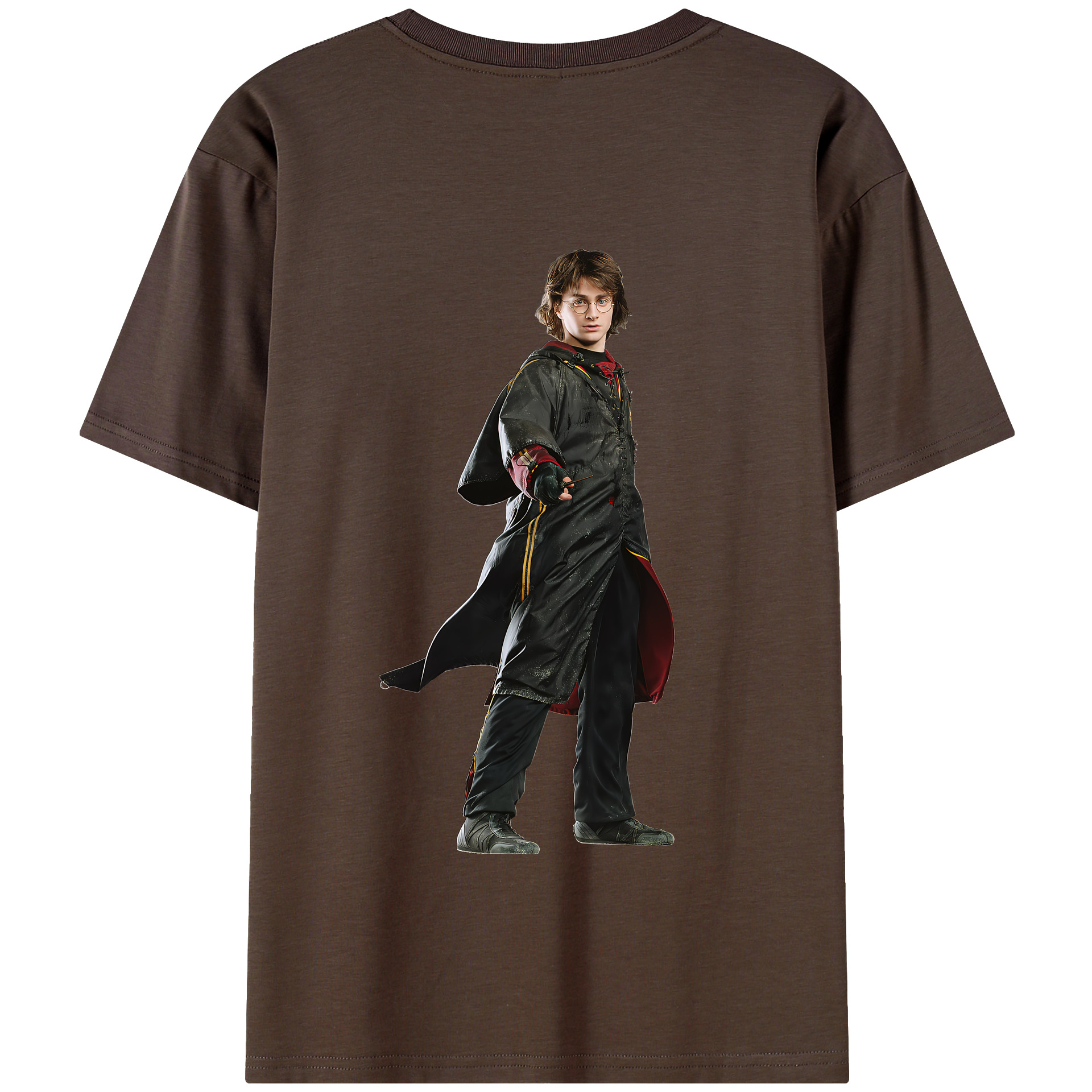 （画像用） Harry Potter ハリー・ポッターシリーズ 綿100％半袖Tシャツ（背面プリント）