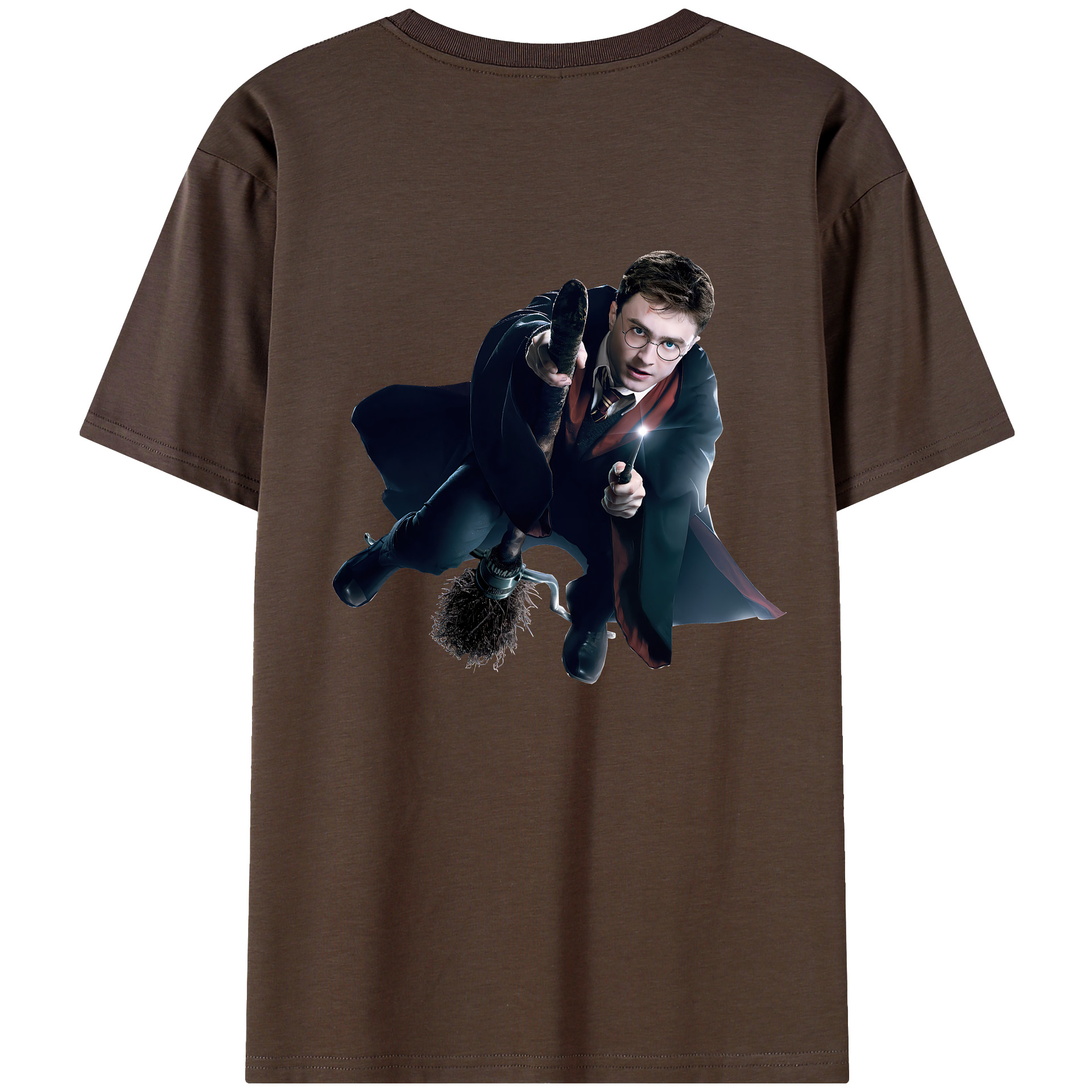 （画像用） Harry Potter ハリー・ポッターシリーズ 綿100％半袖Tシャツ（背面プリント）