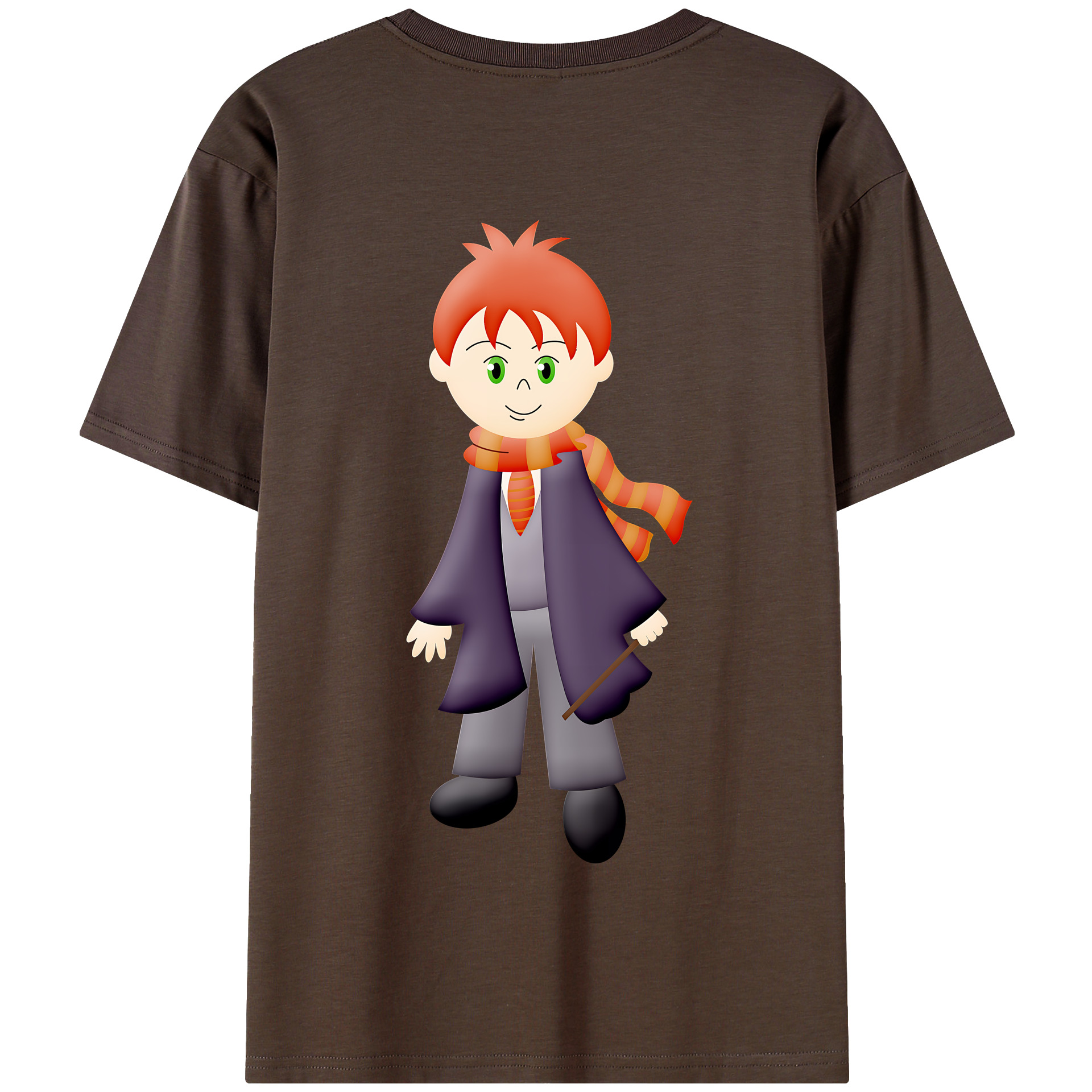 （画像用） Harry Potter ハリー・ポッターシリーズ 綿100％半袖Tシャツ（背面プリント）