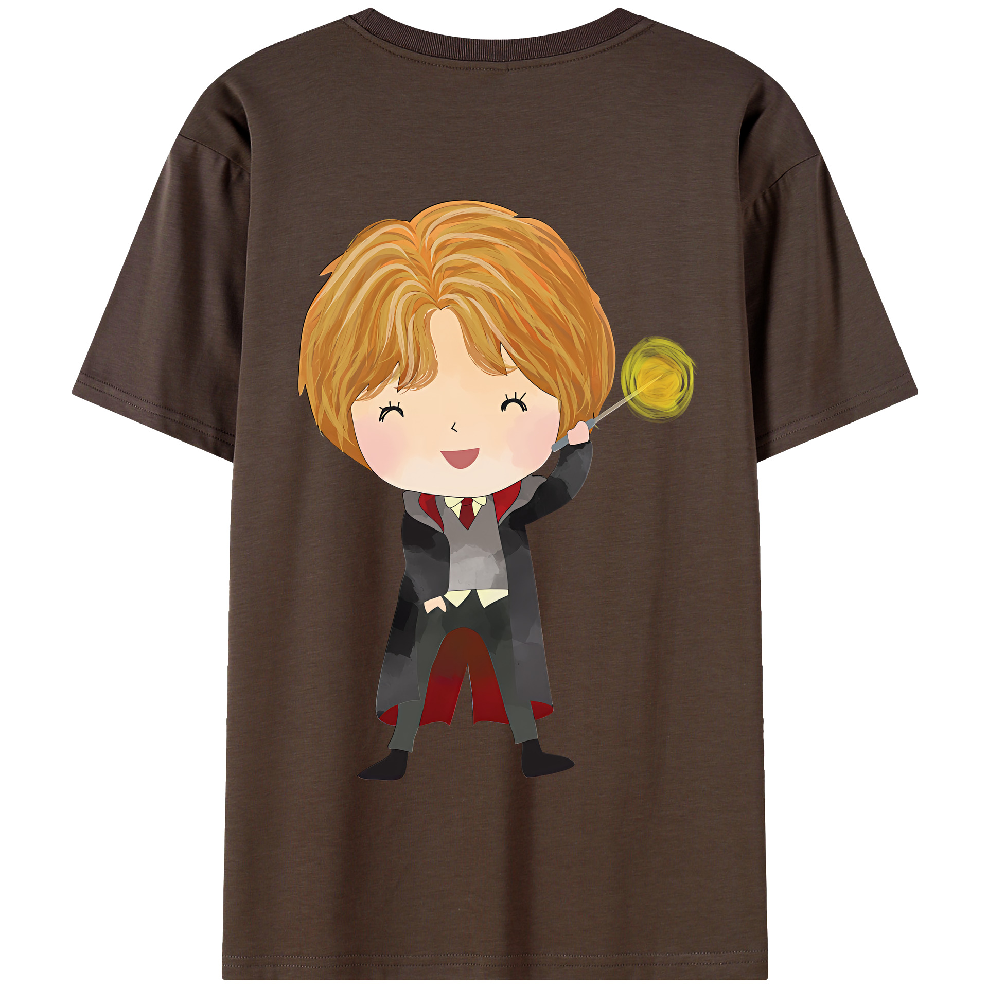 （画像用） Harry Potter ハリー・ポッターシリーズ 綿100％半袖Tシャツ（背面プリント）