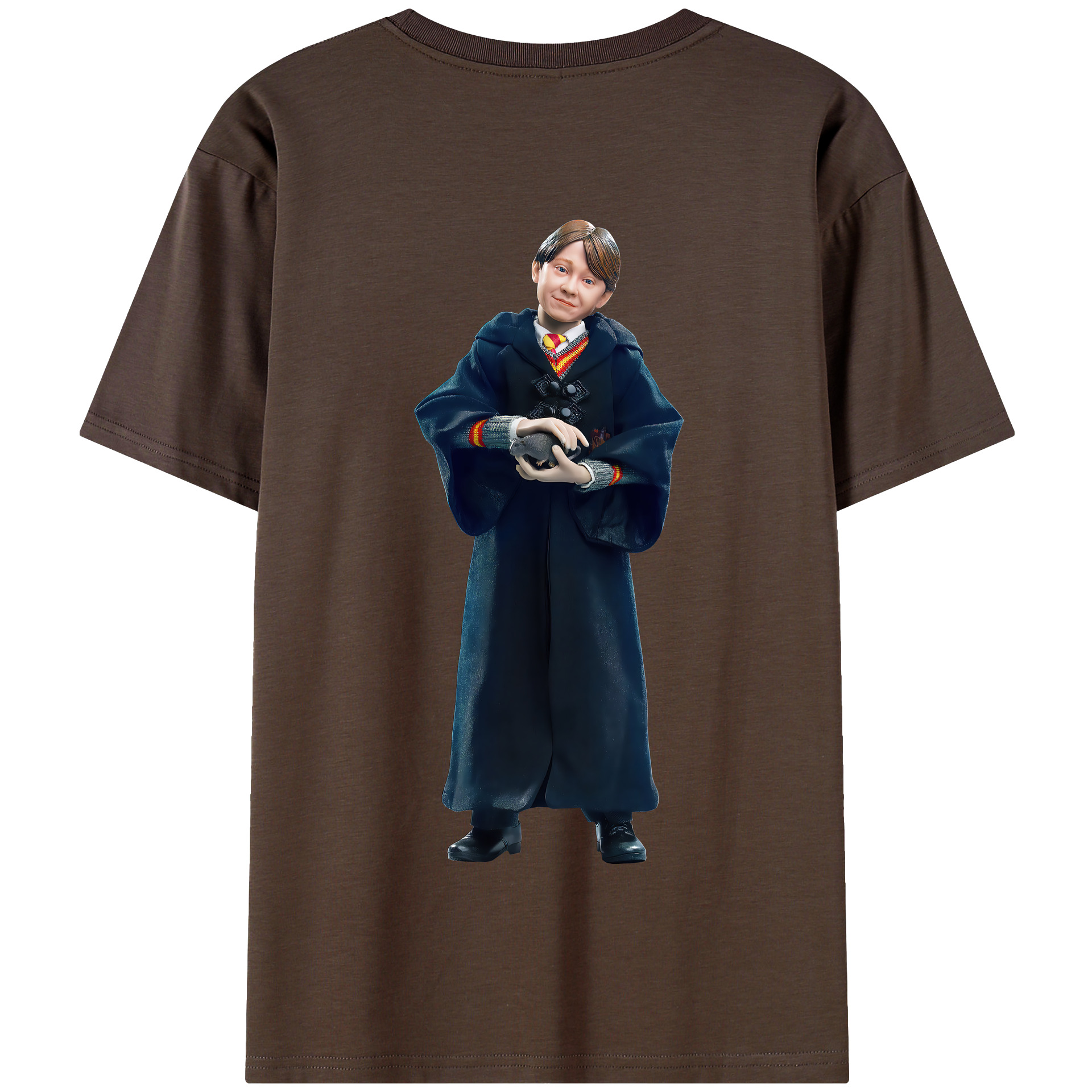 （画像用） Harry Potter ハリー・ポッターシリーズ 綿100％半袖Tシャツ（背面プリント）