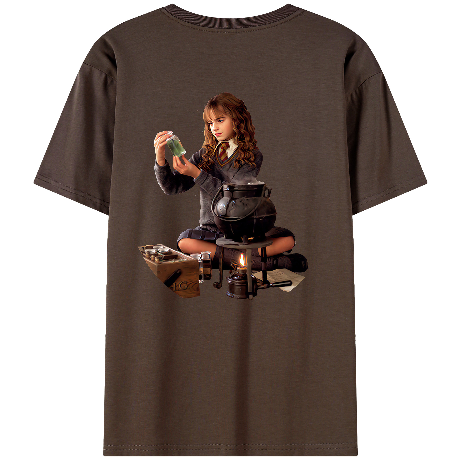 （画像用） Harry Potter ハリー・ポッターシリーズ 綿100％半袖Tシャツ（背面プリント）