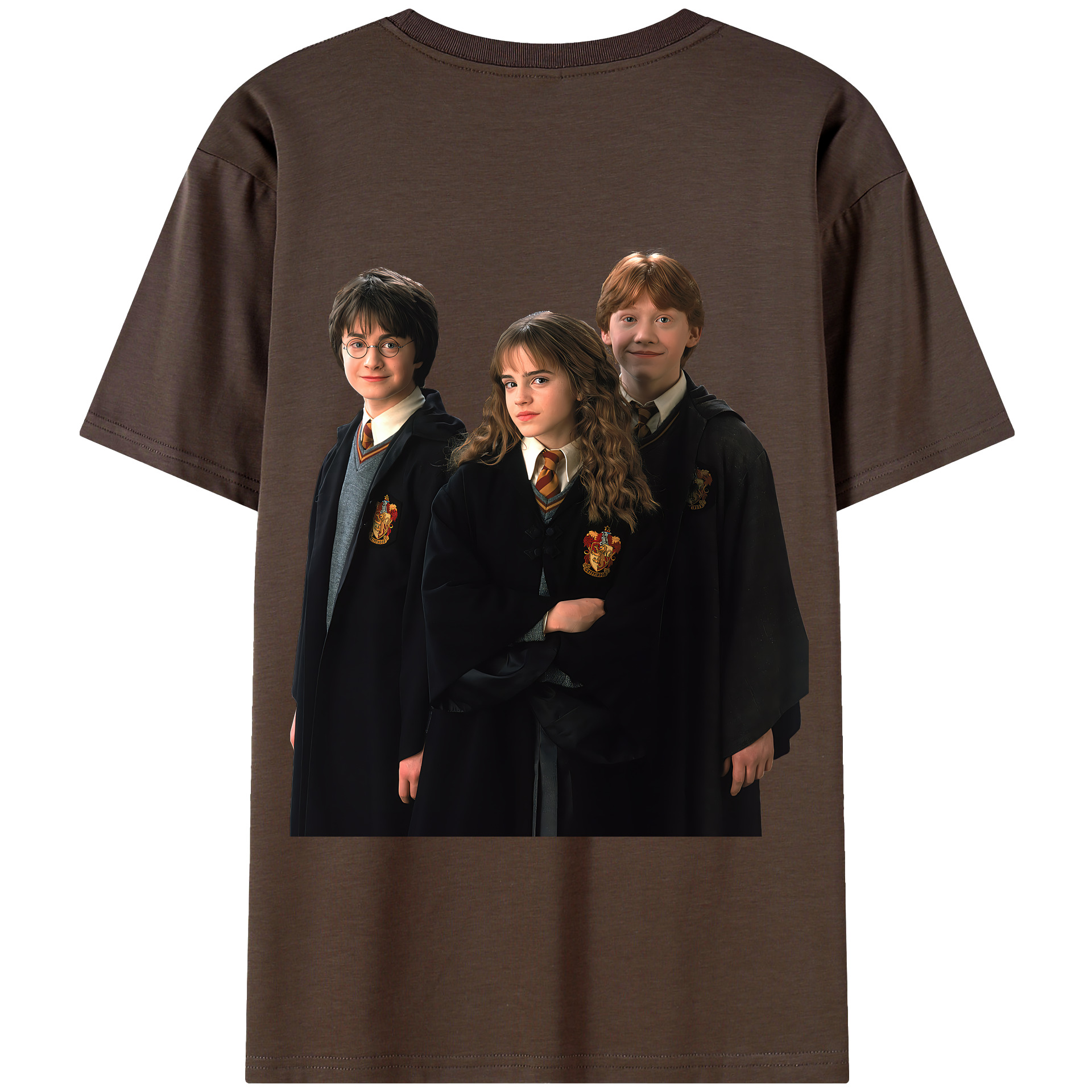（画像用） Harry Potter ハリー・ポッターシリーズ 綿100％半袖Tシャツ（背面プリント）