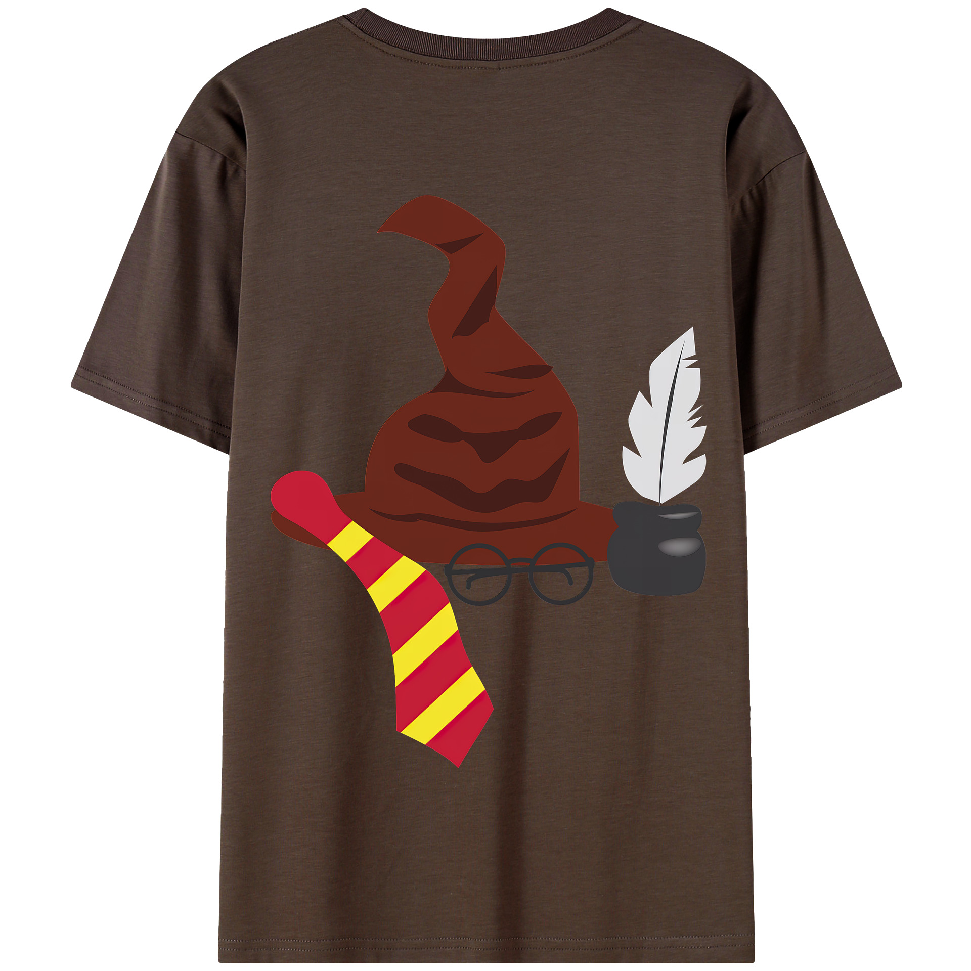 （画像用） Harry Potter ハリー・ポッターシリーズ 綿100％半袖Tシャツ（背面プリント）