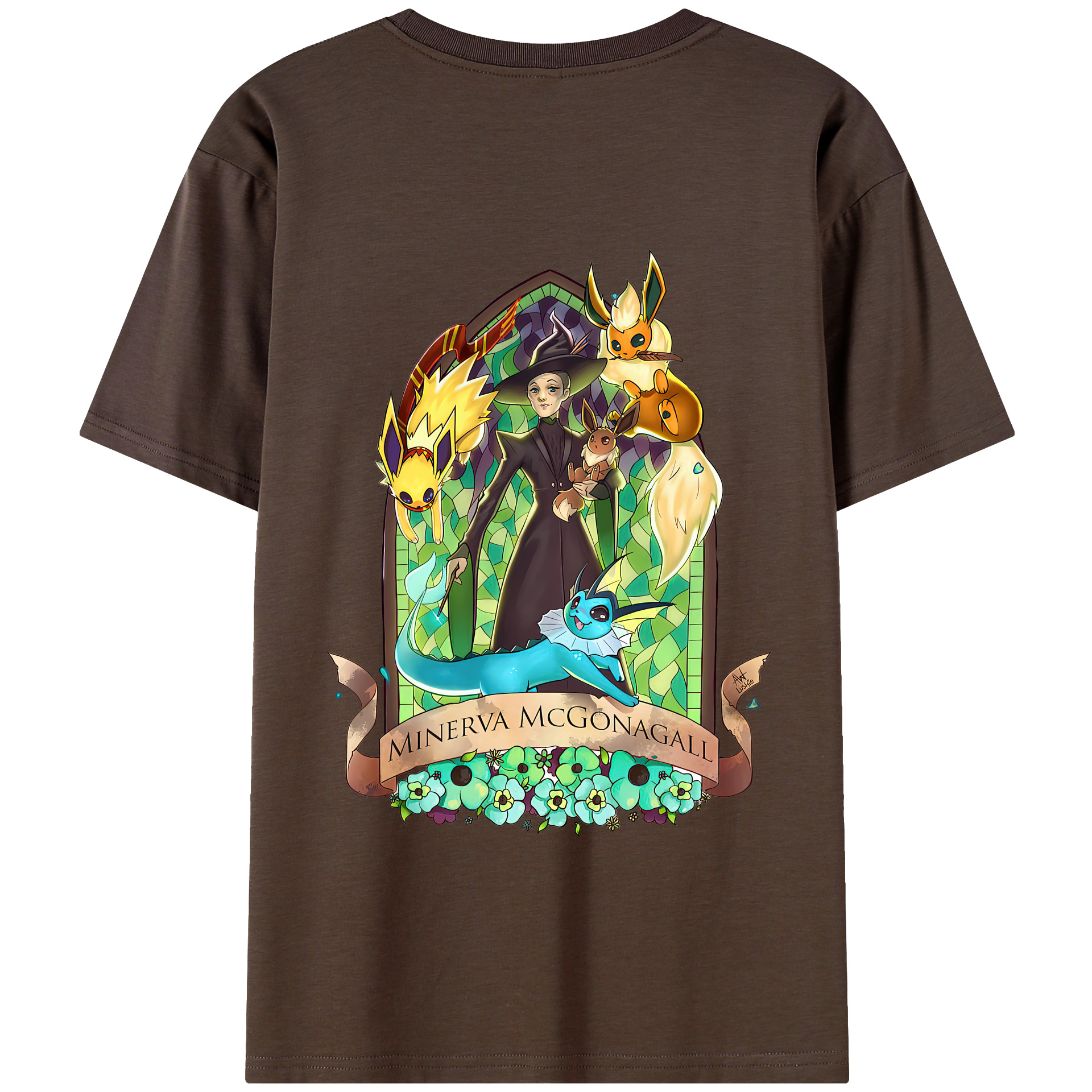 （画像用） Harry Potter ハリー・ポッターシリーズ 綿100％半袖Tシャツ（背面プリント）