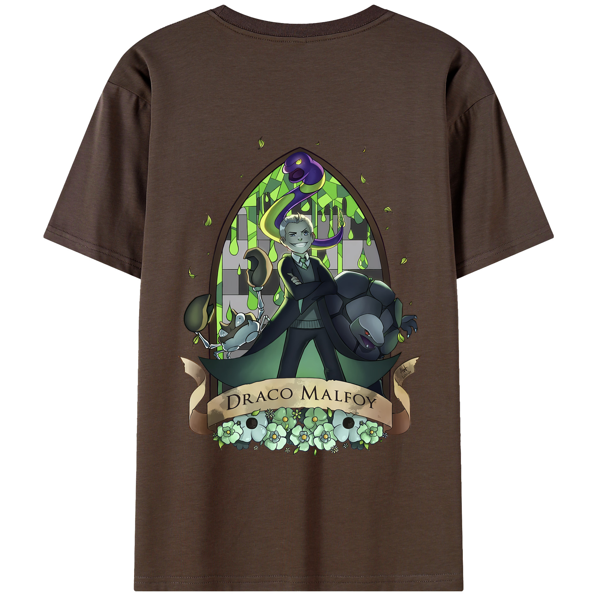 （画像用） Harry Potter ハリー・ポッターシリーズ 綿100％半袖Tシャツ（背面プリント）