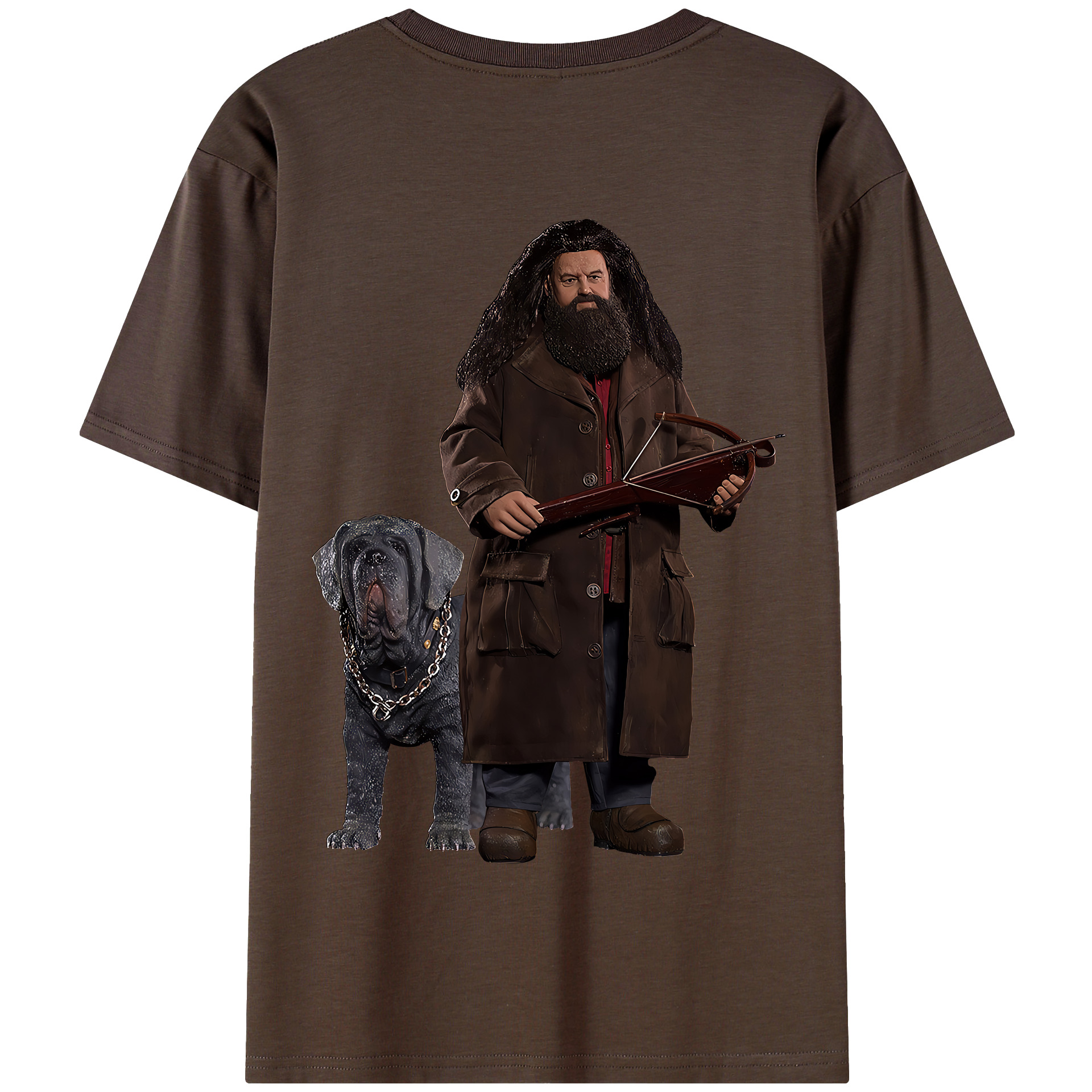 （画像用） Harry Potter ハリー・ポッターシリーズ 綿100％半袖Tシャツ（背面プリント）