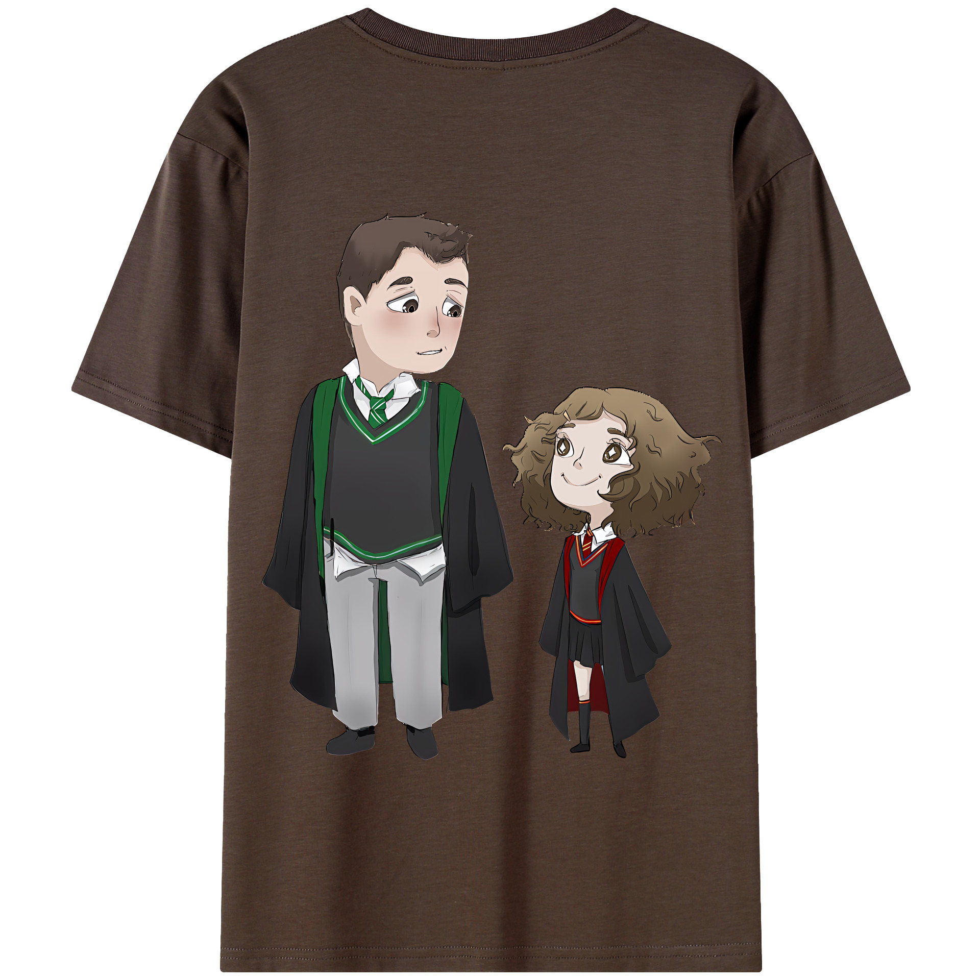 （画像用） Harry Potter ハリー・ポッターシリーズ 綿100％半袖Tシャツ（背面プリント）