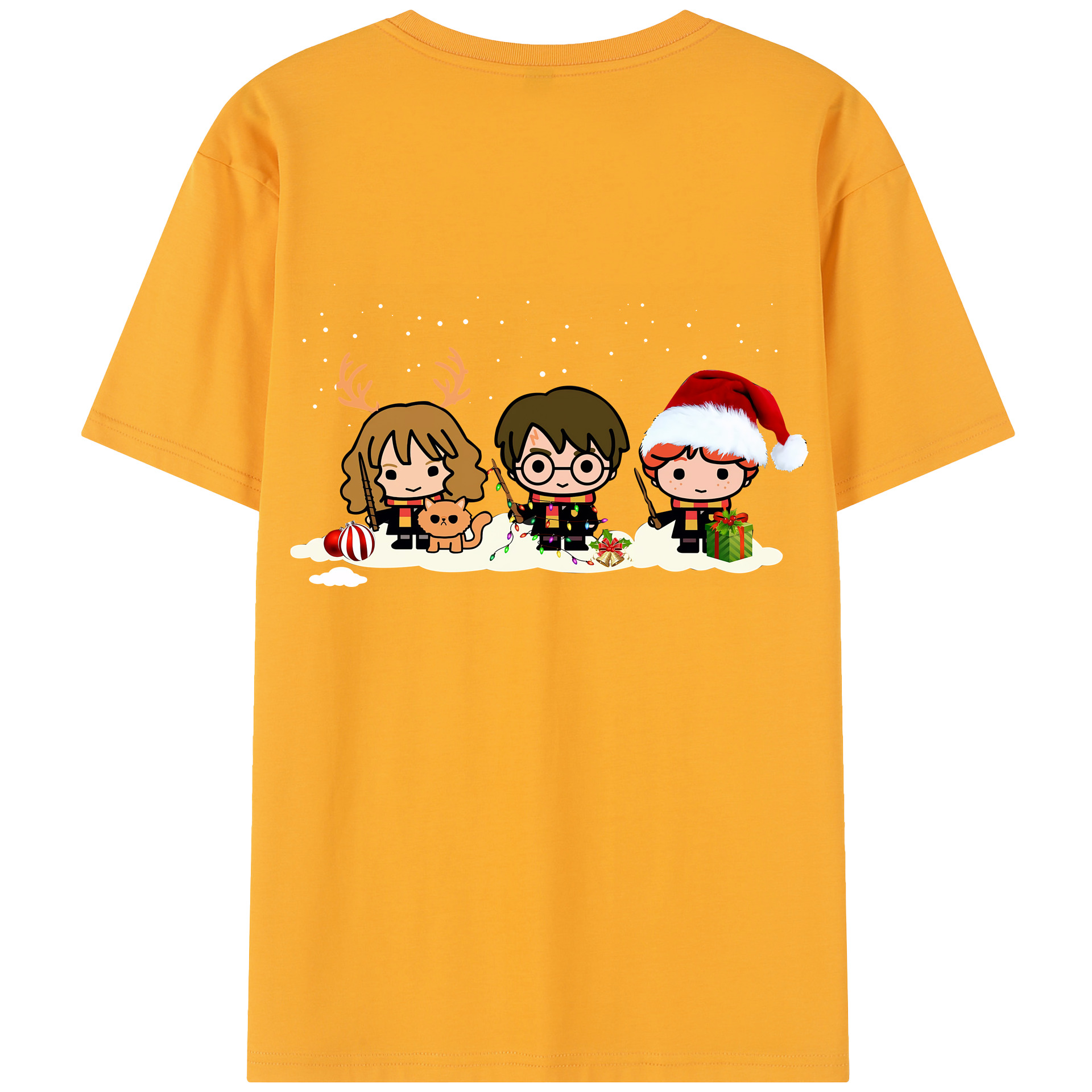 （画像用） Harry Potter ハリー・ポッターシリーズ 綿100％半袖Tシャツ（背面プリント）