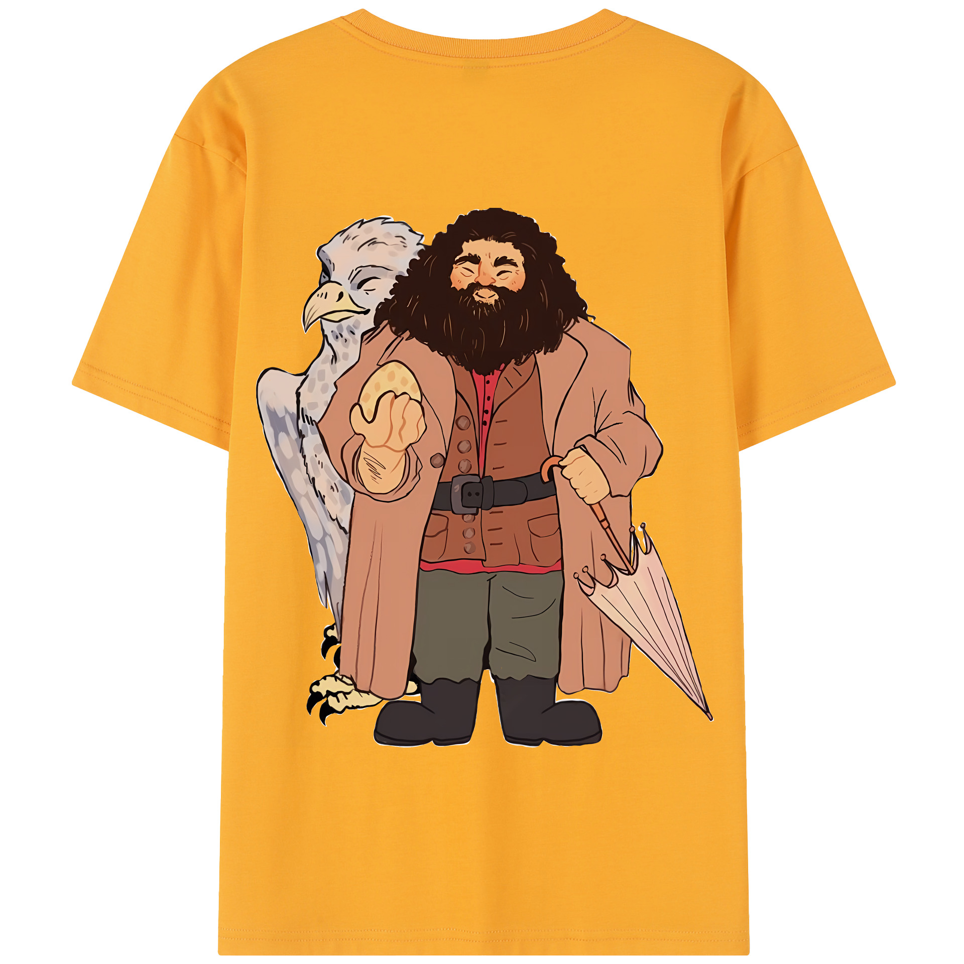 （画像用） Harry Potter ハリー・ポッターシリーズ 綿100％半袖Tシャツ（背面プリント）