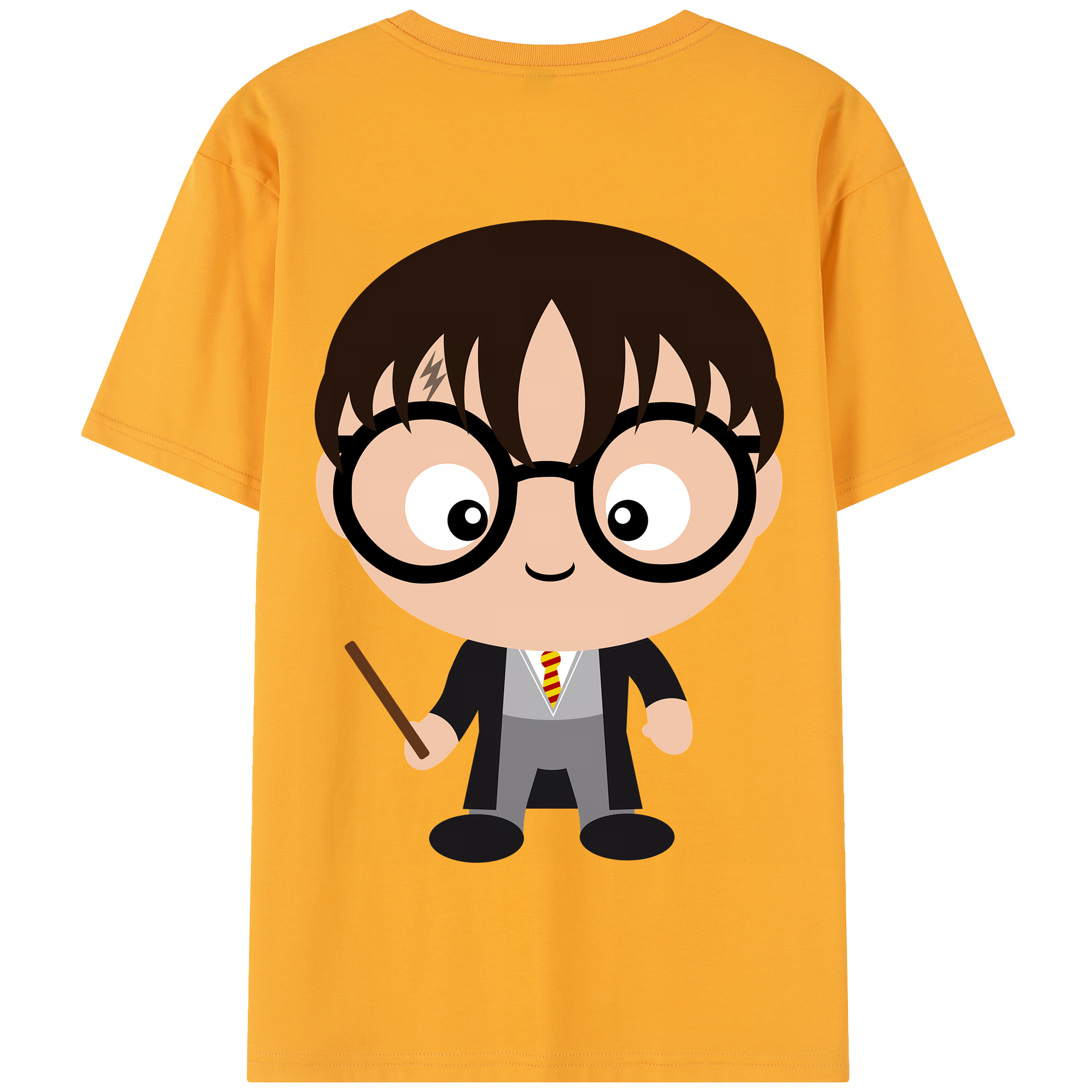 （画像用） Harry Potter ハリー・ポッターシリーズ 綿100％半袖Tシャツ（背面プリント）