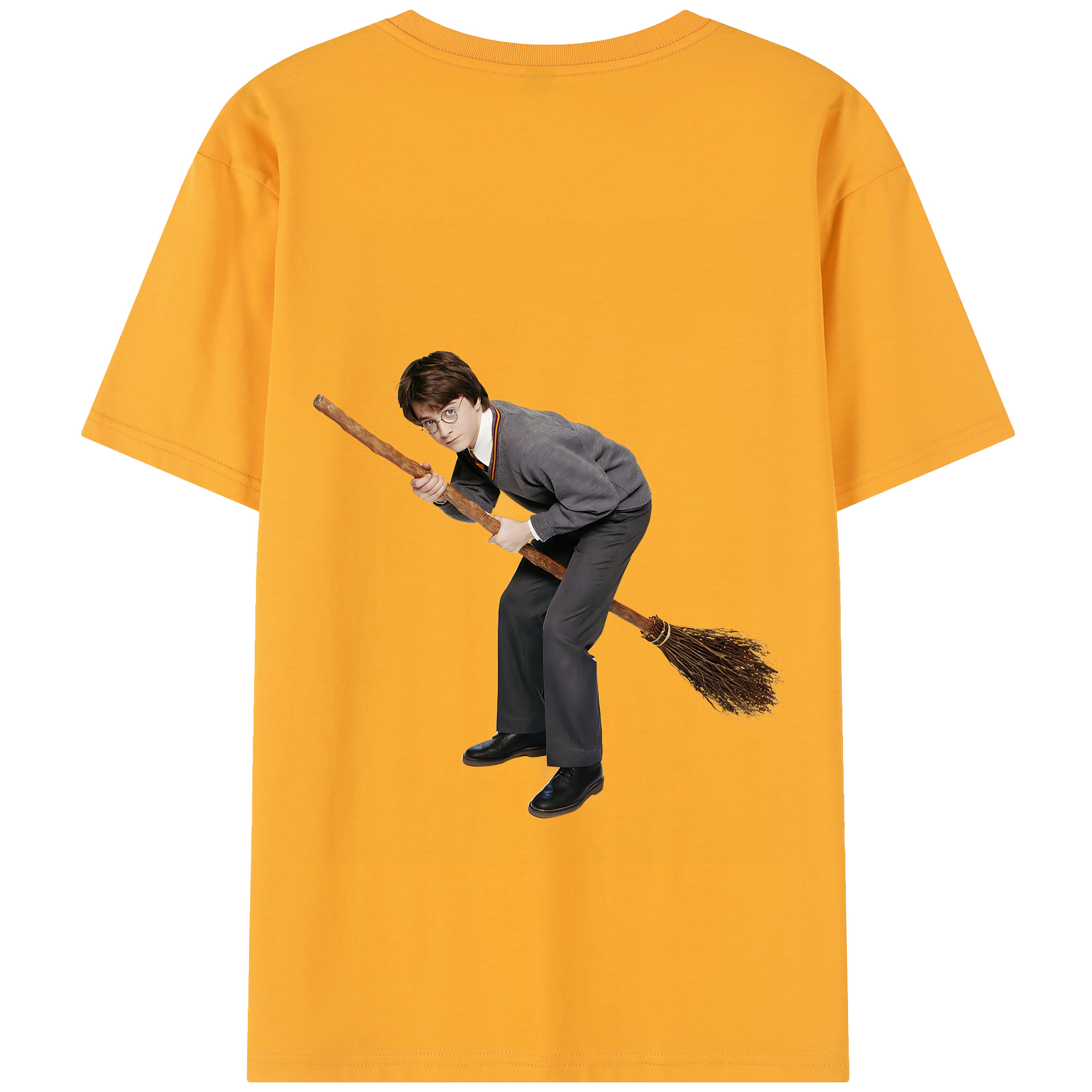 （画像用） Harry Potter ハリー・ポッターシリーズ 綿100％半袖Tシャツ（背面プリント）