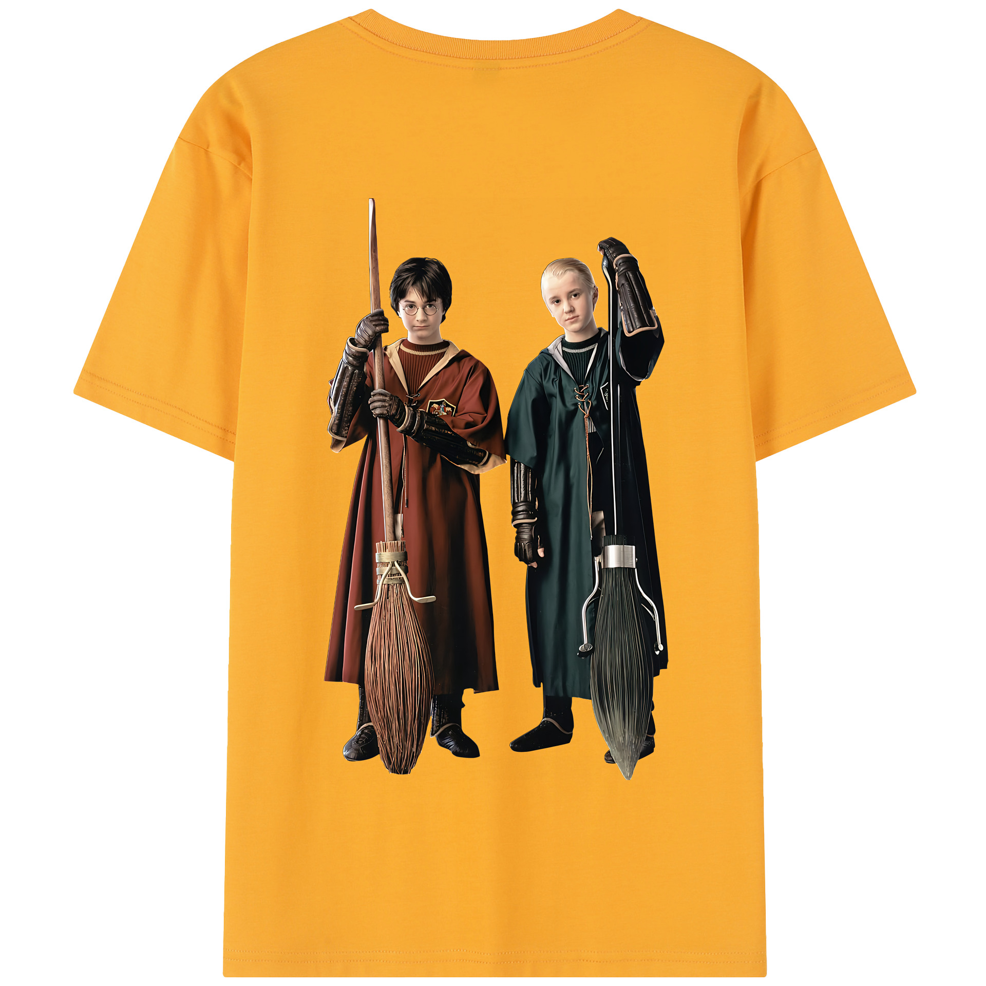 （画像用） Harry Potter ハリー・ポッターシリーズ 綿100％半袖Tシャツ（背面プリント）