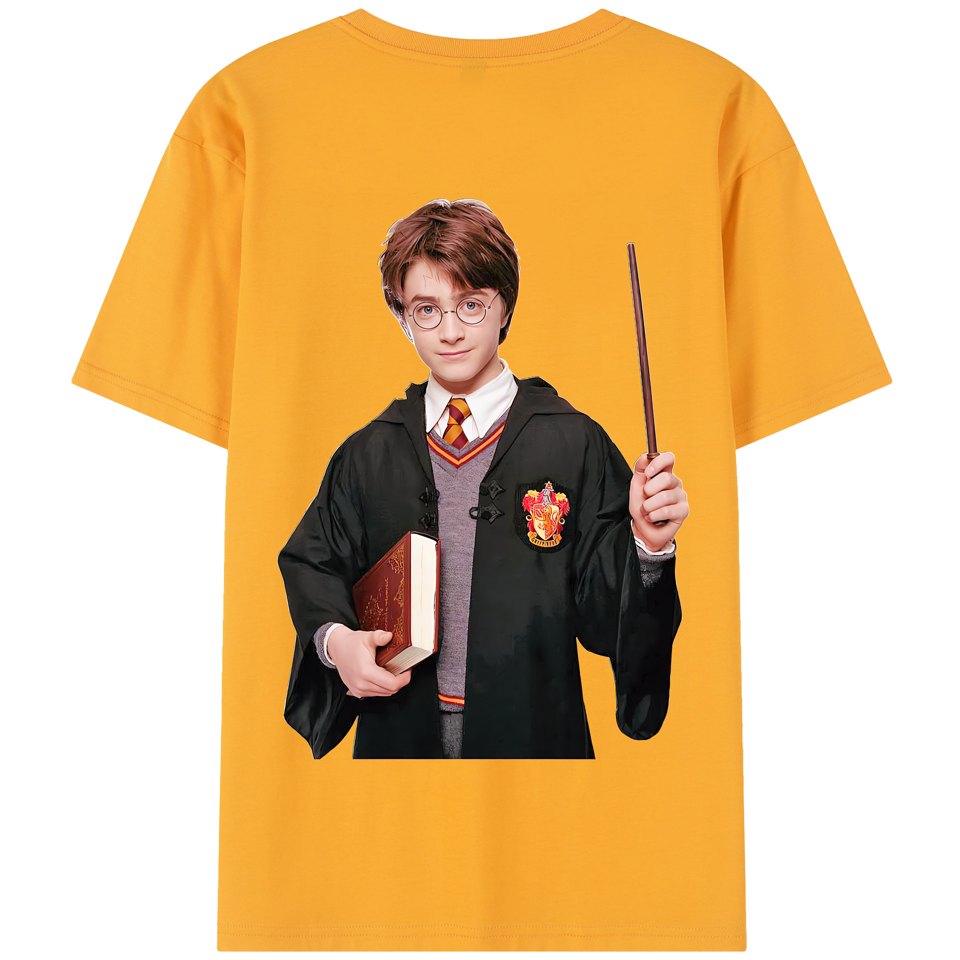（画像用） Harry Potter ハリー・ポッターシリーズ 綿100％半袖Tシャツ（背面プリント）