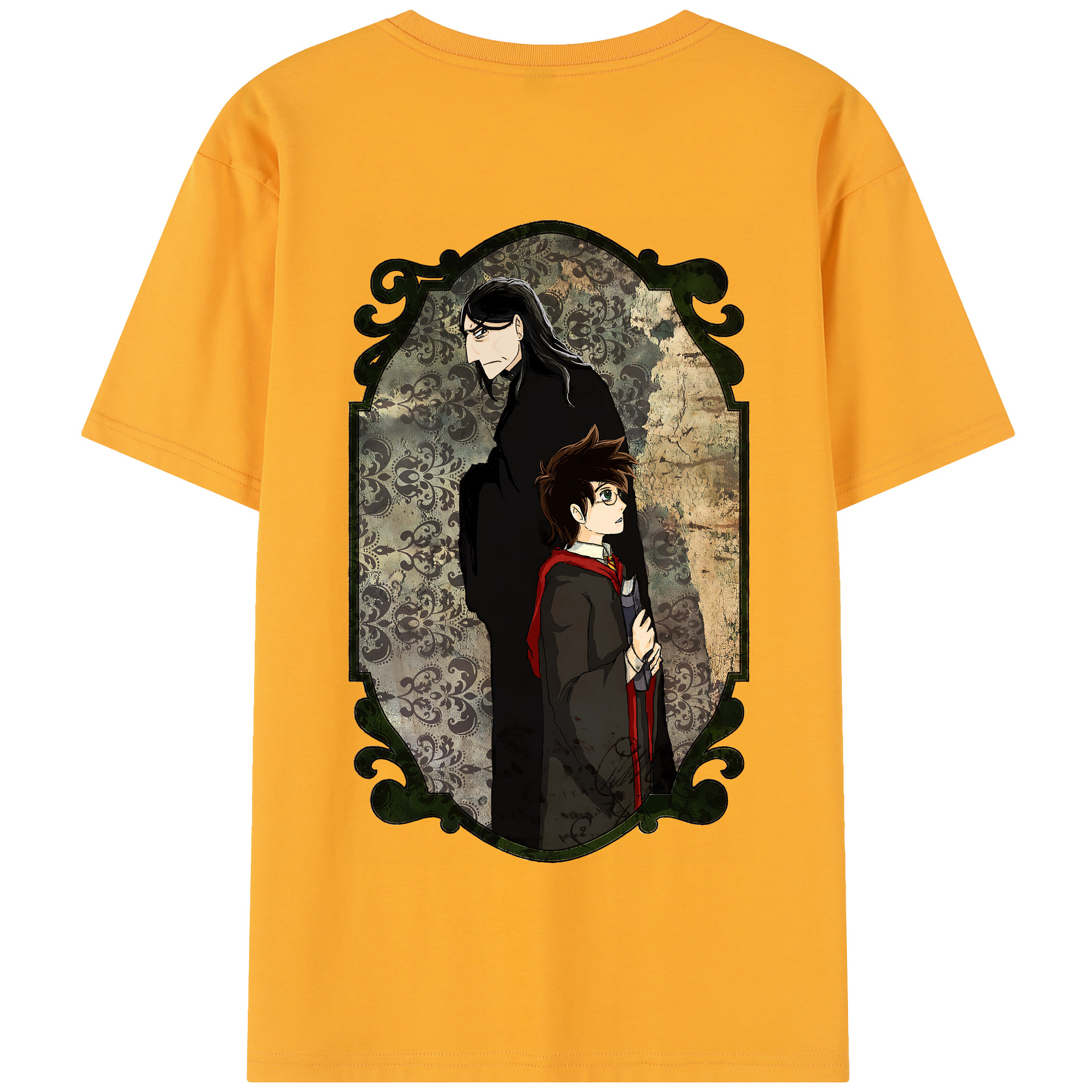 （画像用） Harry Potter ハリー・ポッターシリーズ 綿100％半袖Tシャツ（背面プリント）