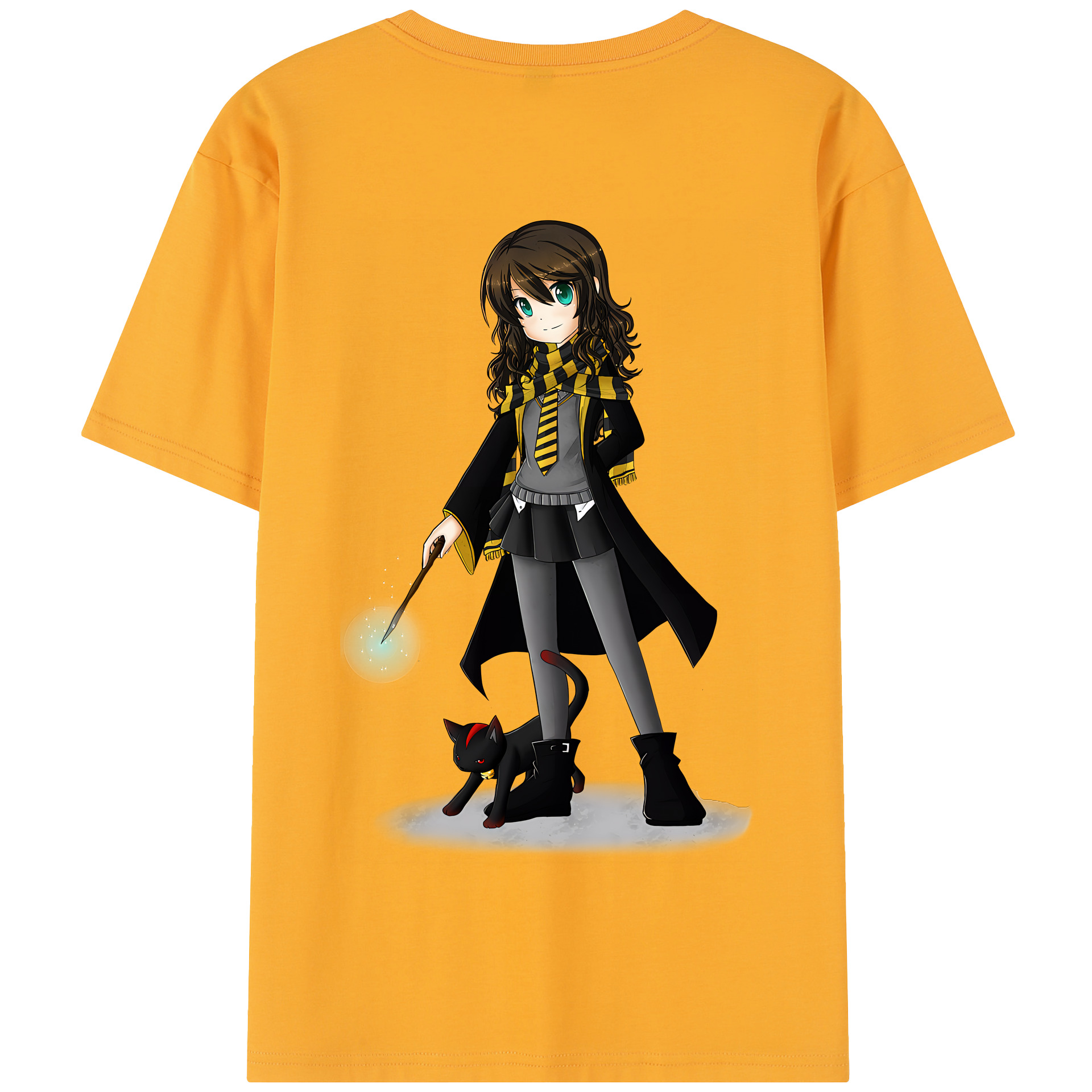 （画像用） Harry Potter ハリー・ポッターシリーズ 綿100％半袖Tシャツ（背面プリント）