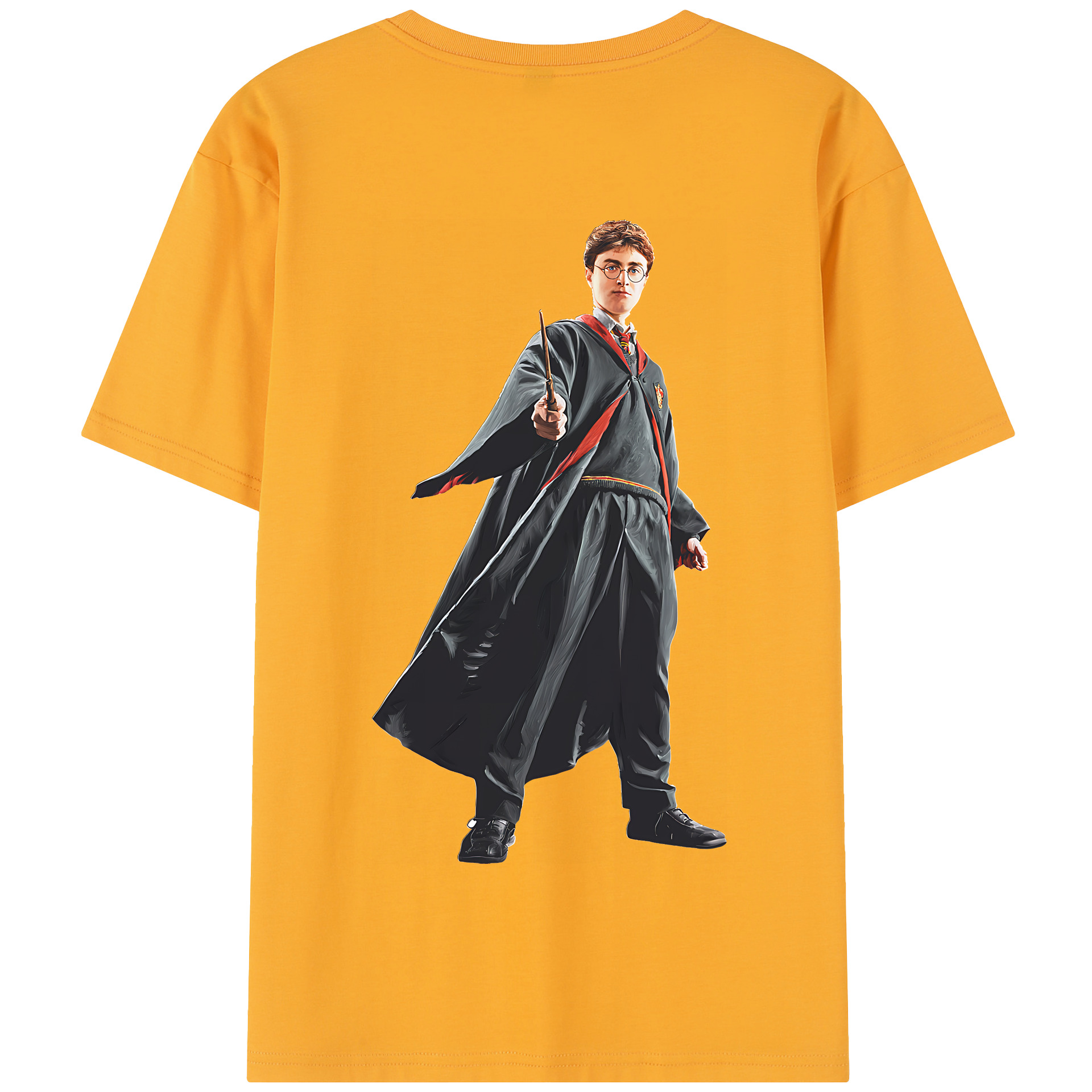 （画像用） Harry Potter ハリー・ポッターシリーズ 綿100％半袖Tシャツ（背面プリント）