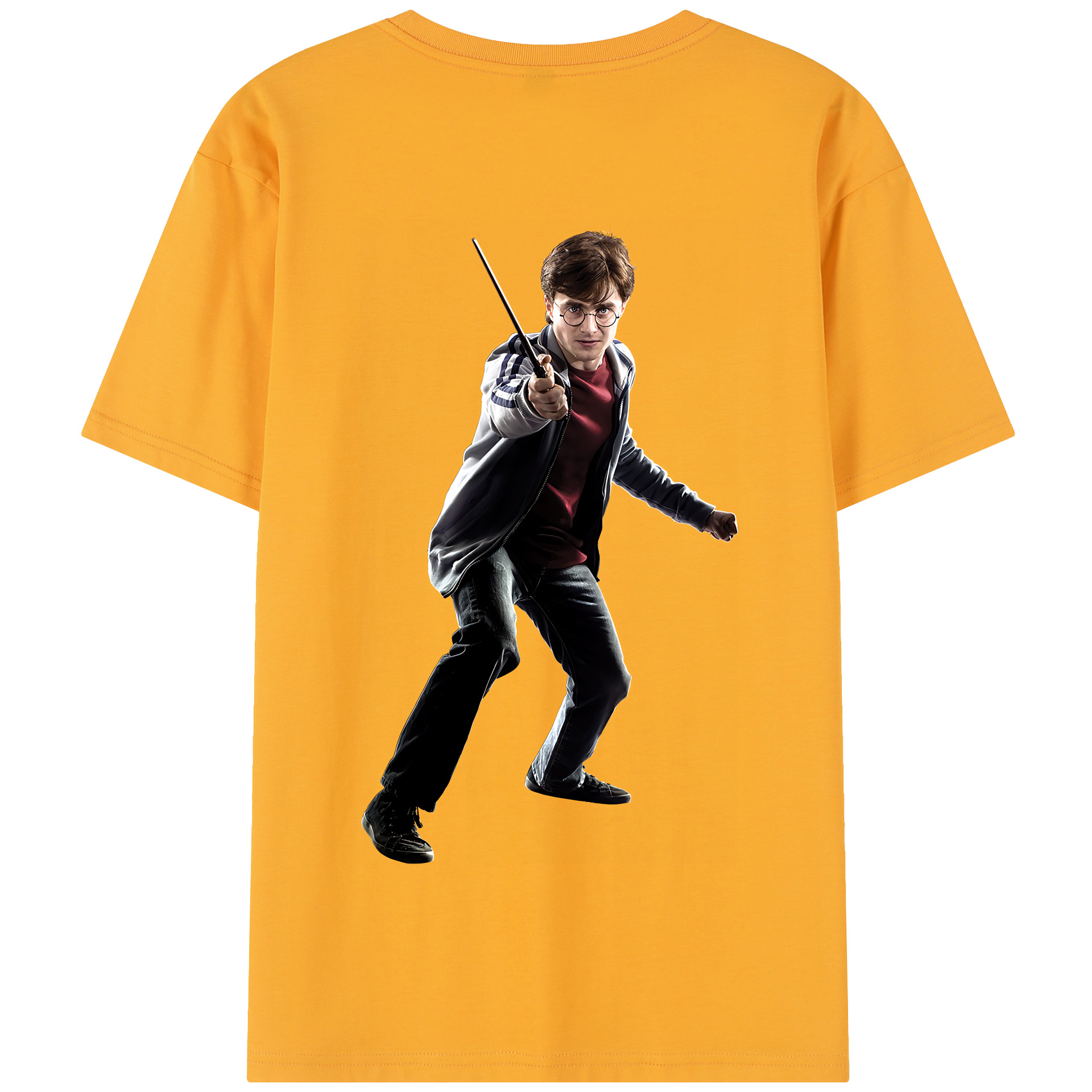 （画像用） Harry Potter ハリー・ポッターシリーズ 綿100％半袖Tシャツ（背面プリント）