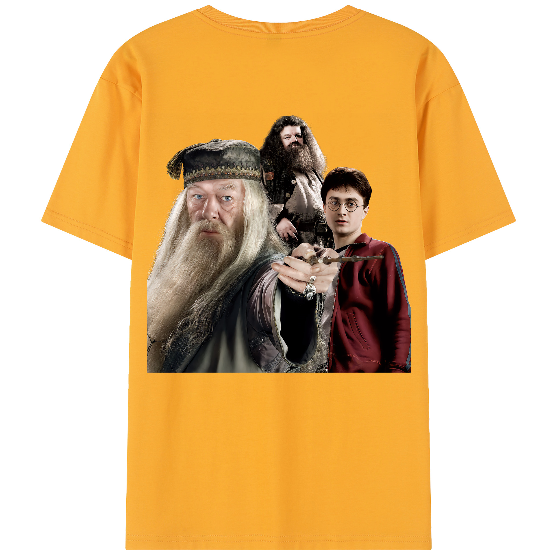 （画像用） Harry Potter ハリー・ポッターシリーズ 綿100％半袖Tシャツ（背面プリント）