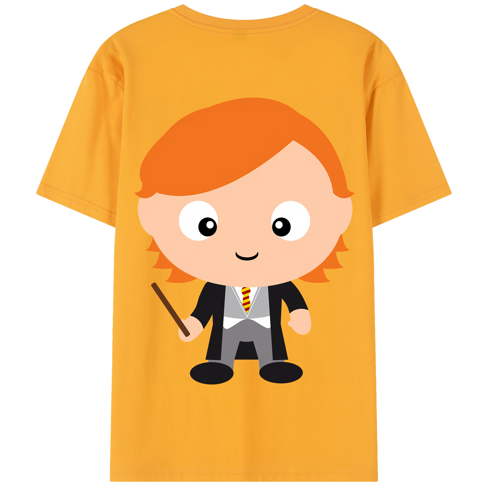 （画像用） Harry Potter ハリー・ポッターシリーズ 綿100％半袖Tシャツ（背面プリント）