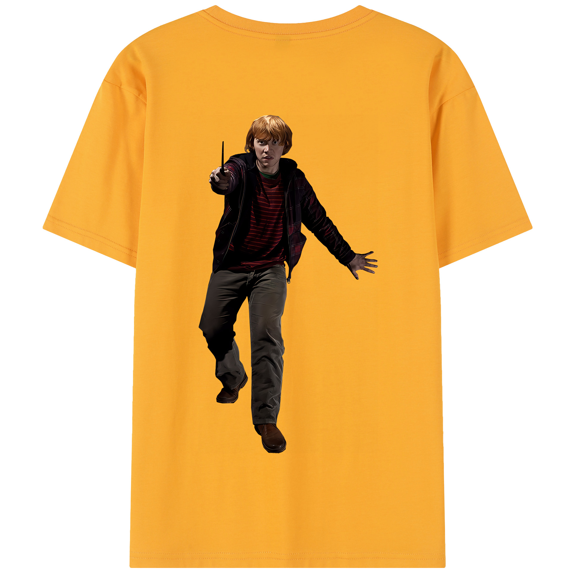 （画像用） Harry Potter ハリー・ポッターシリーズ 綿100％半袖Tシャツ（背面プリント）