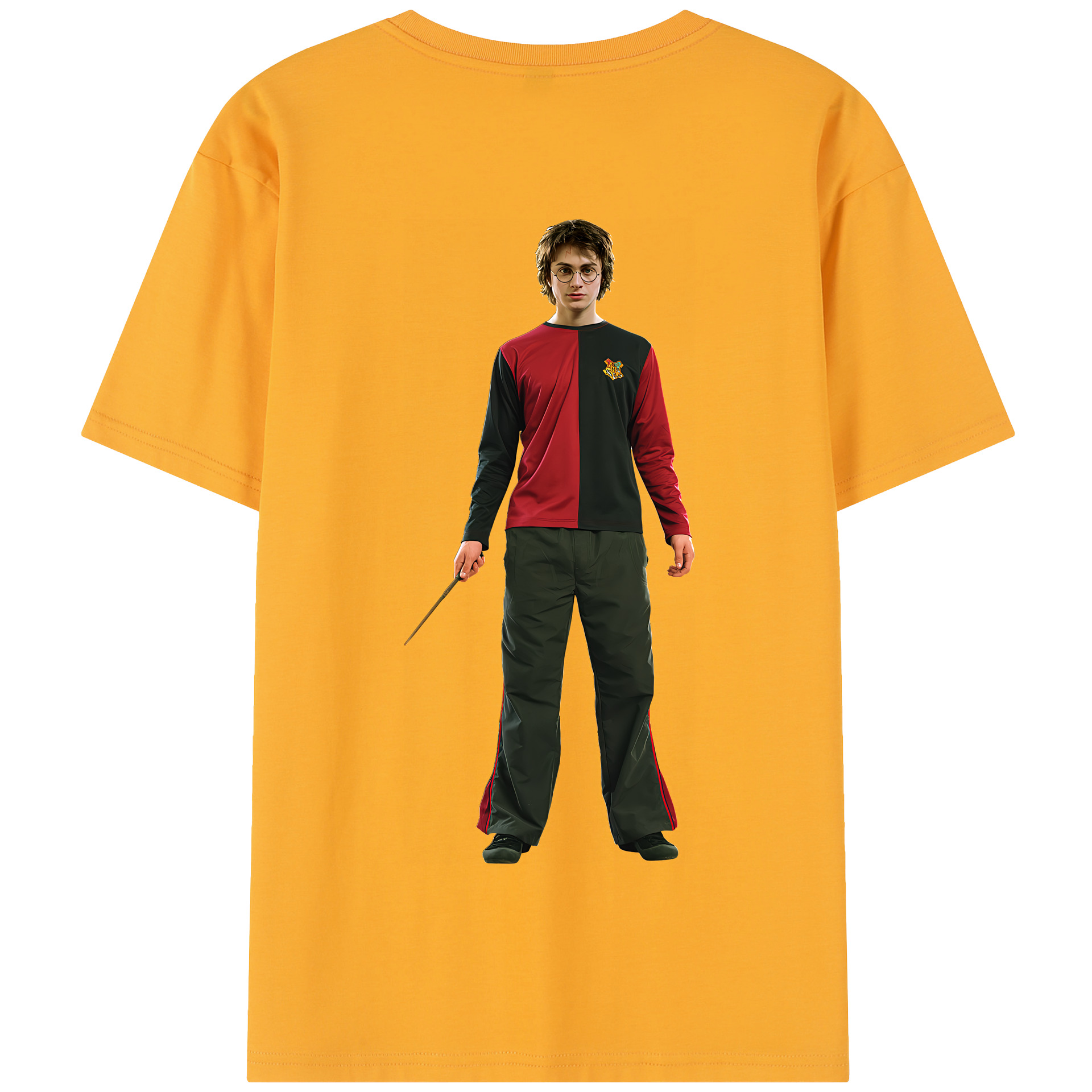 （画像用） Harry Potter ハリー・ポッターシリーズ 綿100％半袖Tシャツ（背面プリント）