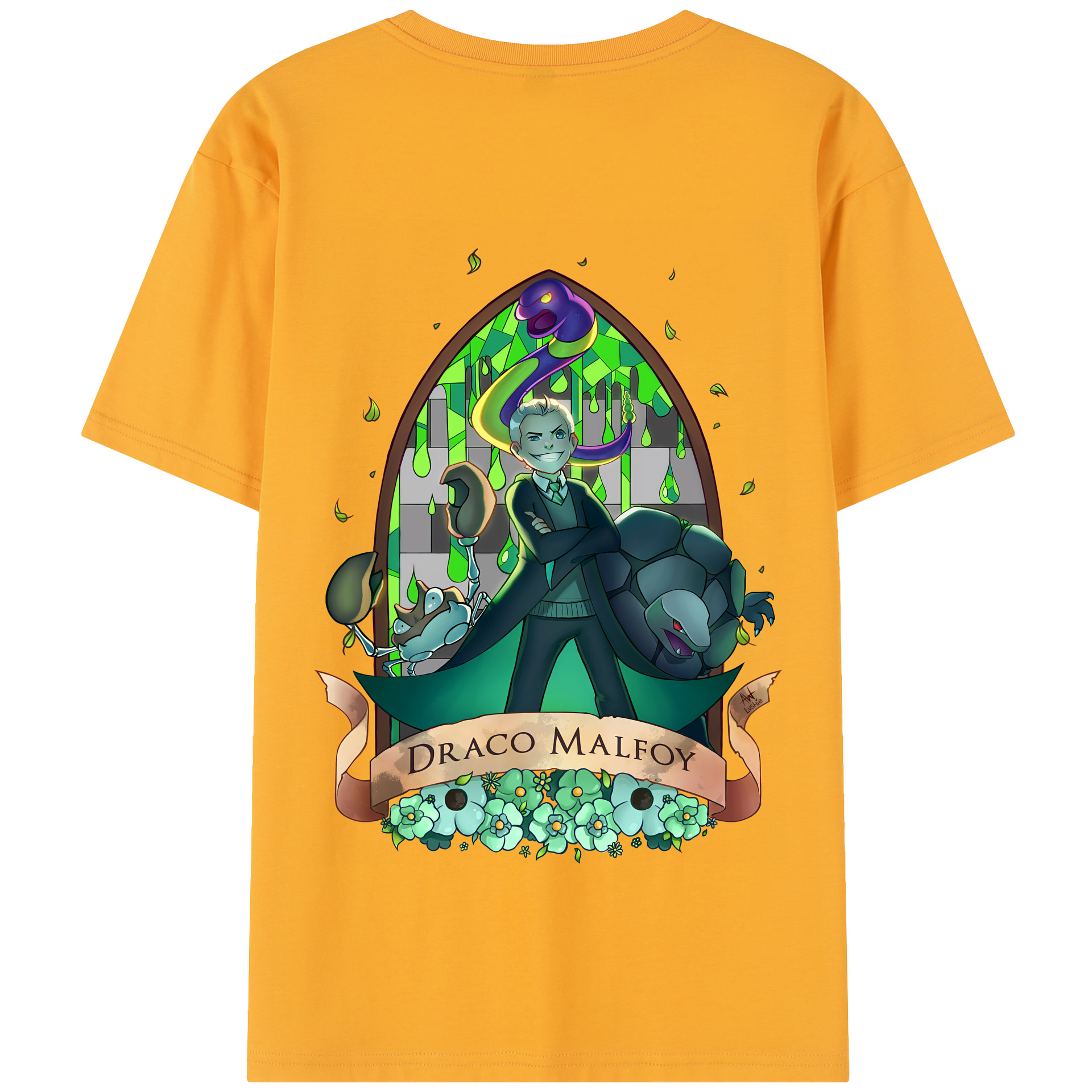 （画像用） Harry Potter ハリー・ポッターシリーズ 綿100％半袖Tシャツ（背面プリント）