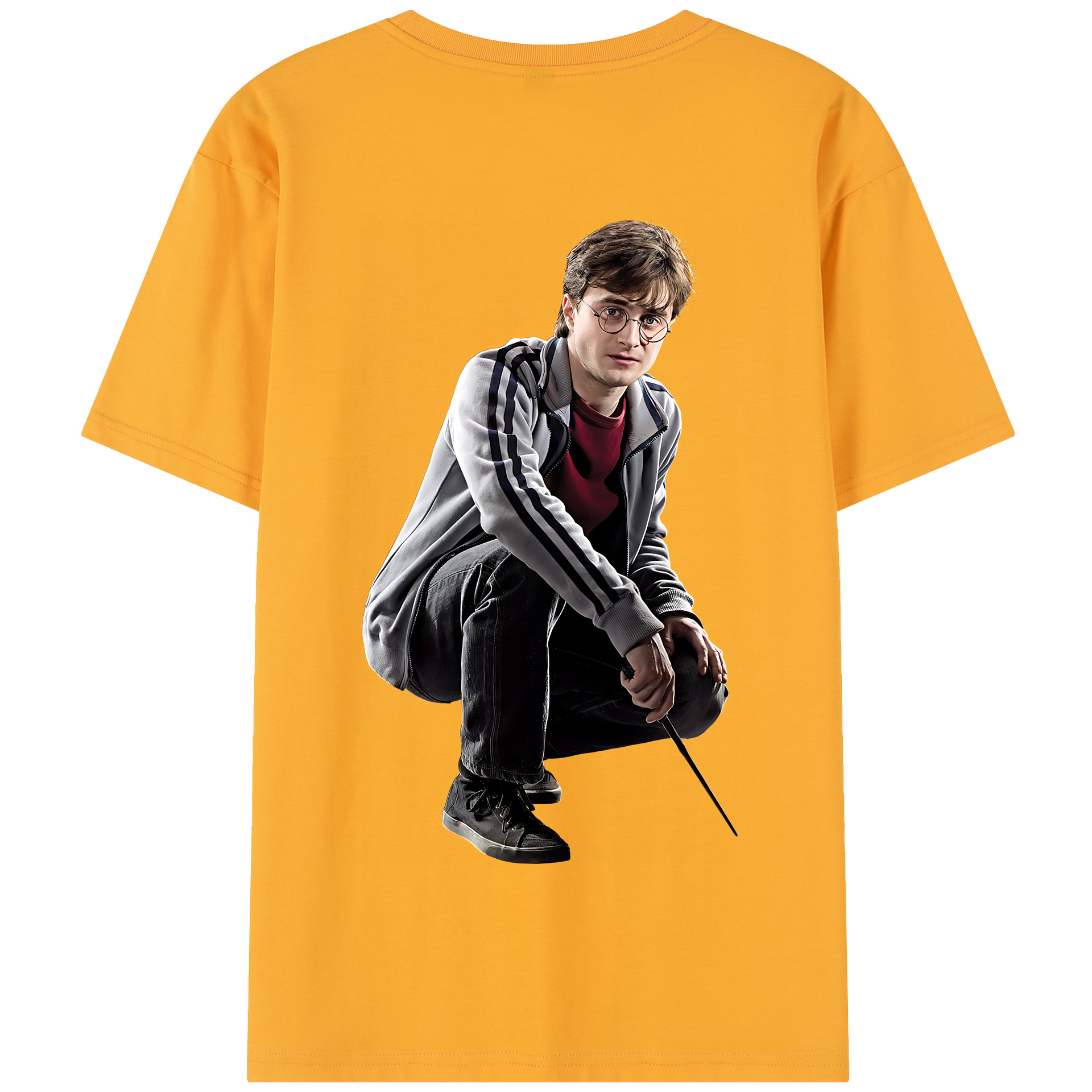 （画像用） Harry Potter ハリー・ポッターシリーズ 綿100％半袖Tシャツ（背面プリント）