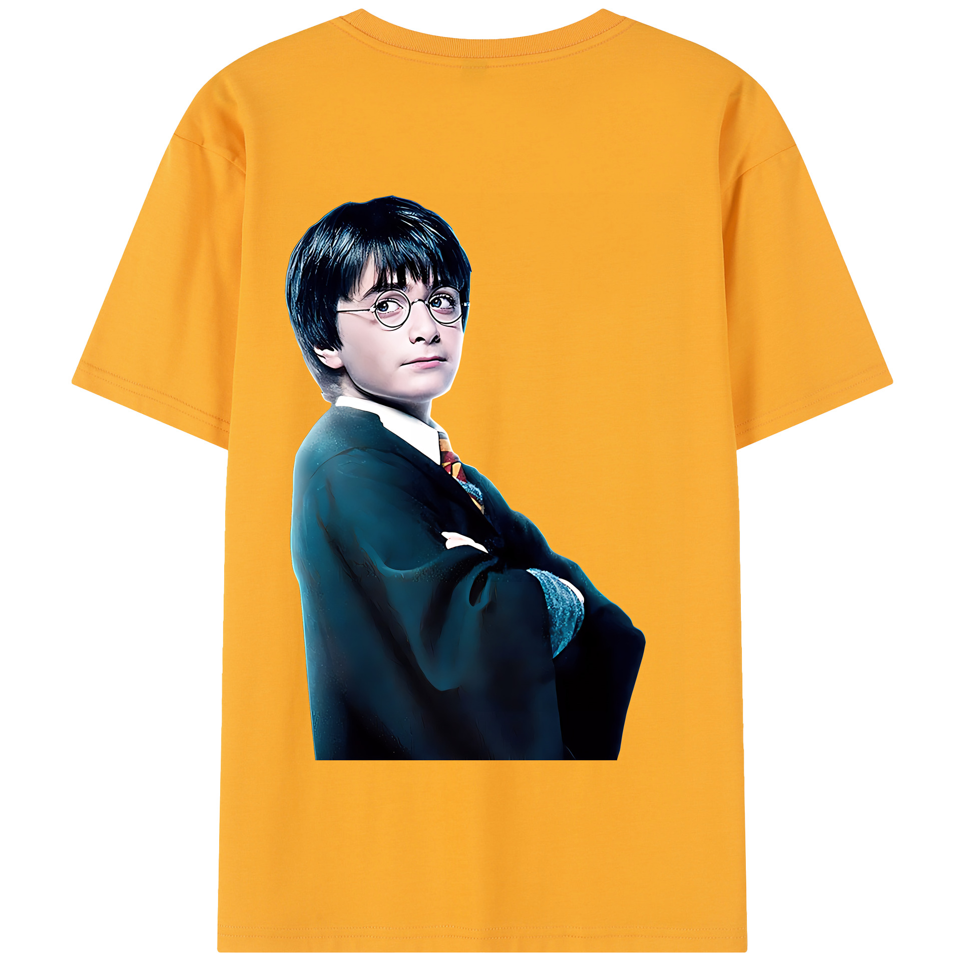 （画像用） Harry Potter ハリー・ポッターシリーズ 綿100％半袖Tシャツ（背面プリント）