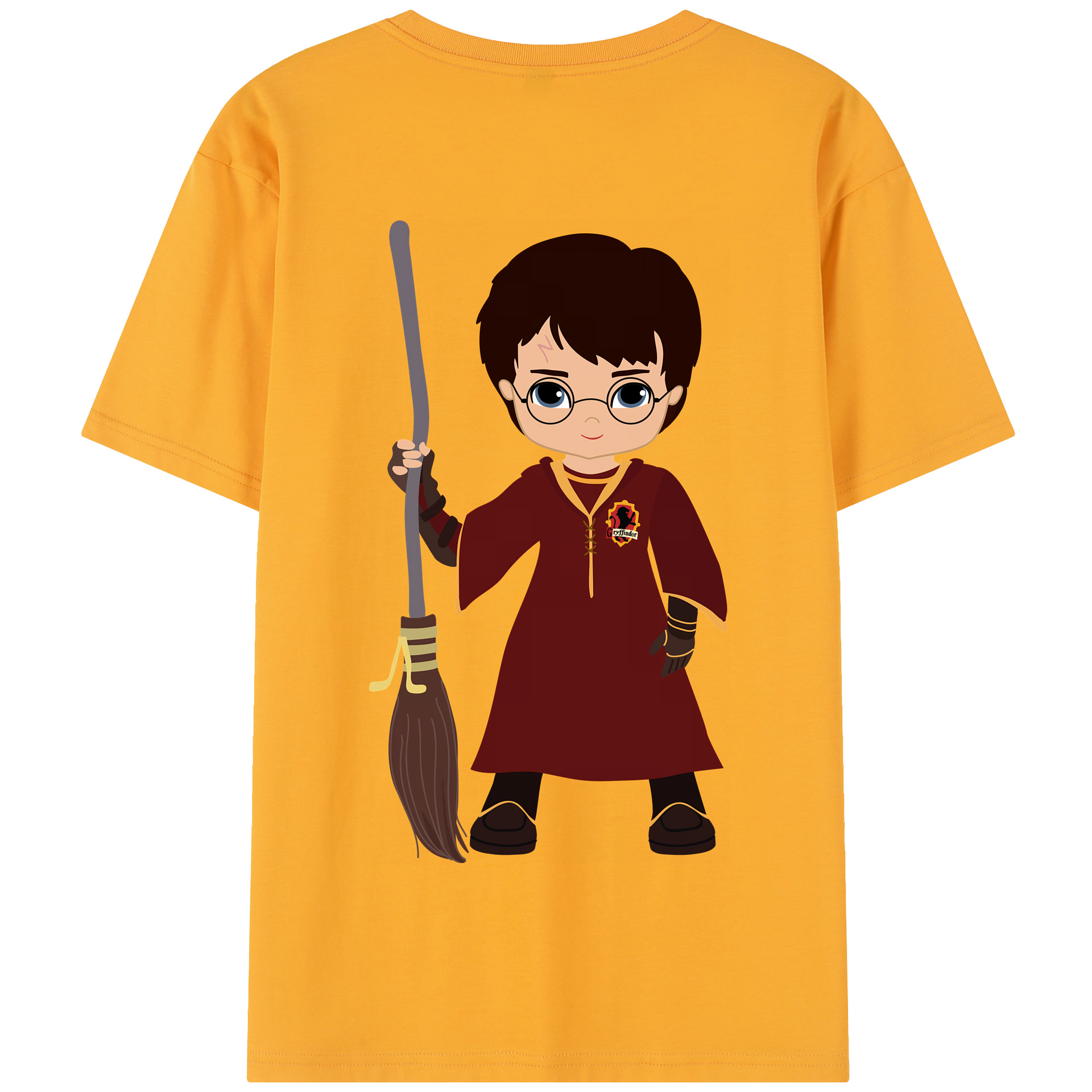 （画像用） Harry Potter ハリー・ポッターシリーズ 綿100％半袖Tシャツ（背面プリント）
