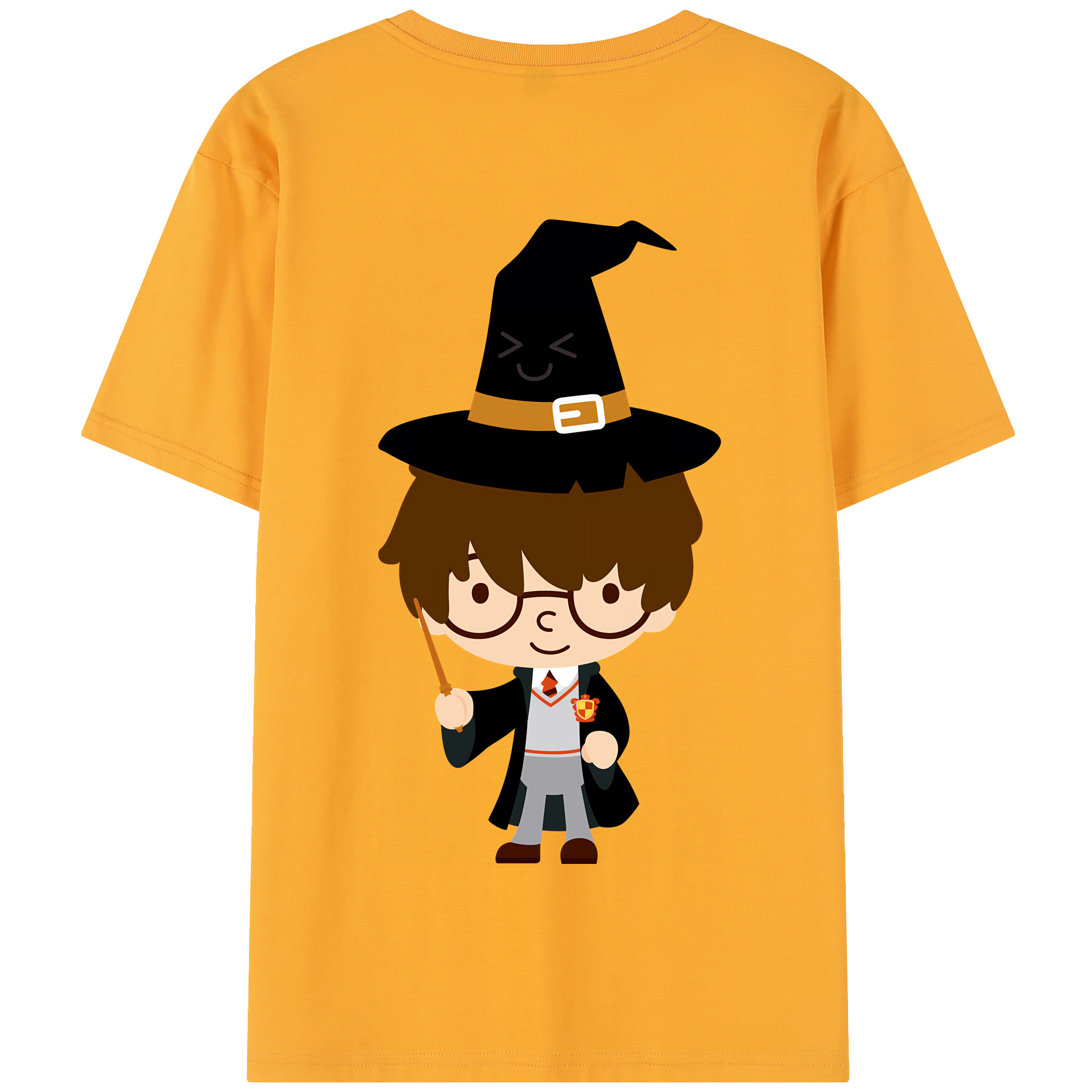 （画像用） Harry Potter ハリー・ポッターシリーズ 綿100％半袖Tシャツ（背面プリント）