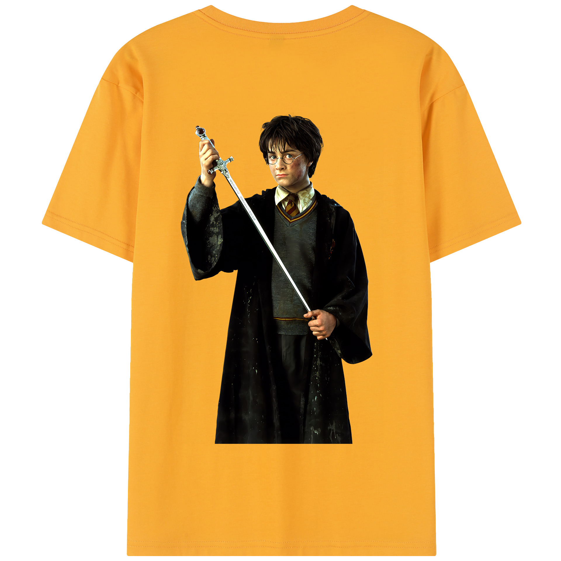 （画像用） Harry Potter ハリー・ポッターシリーズ 綿100％半袖Tシャツ（背面プリント）