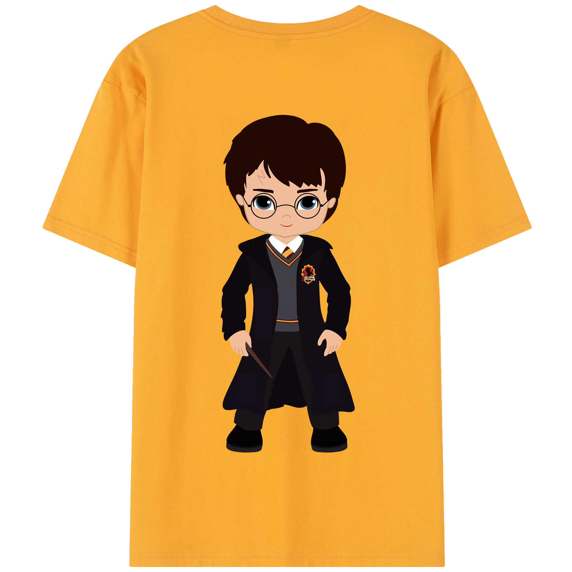 （画像用） Harry Potter ハリー・ポッターシリーズ 綿100％半袖Tシャツ（背面プリント）